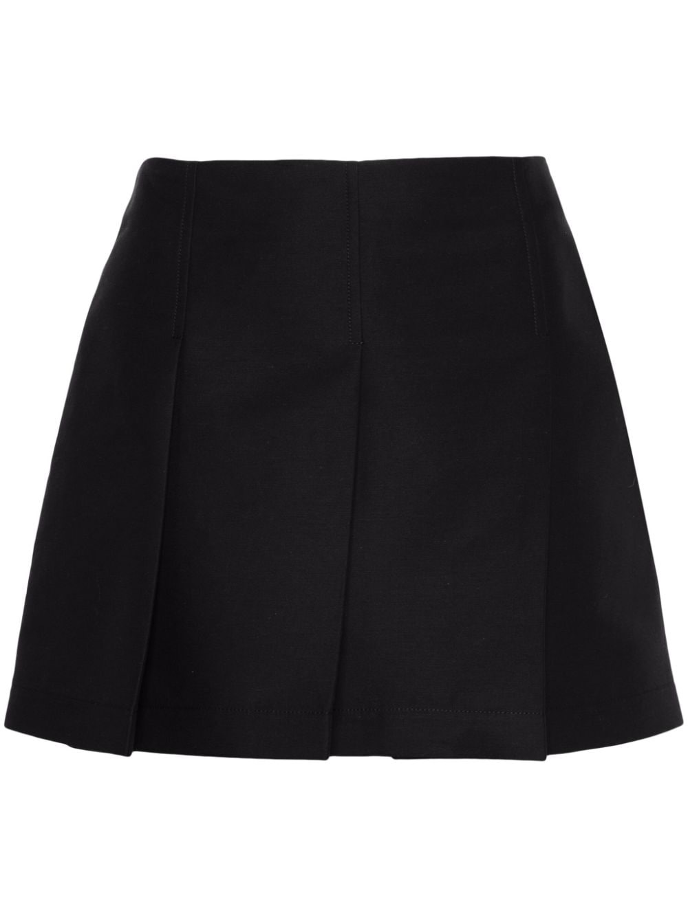 pleated cotton skirt - 1