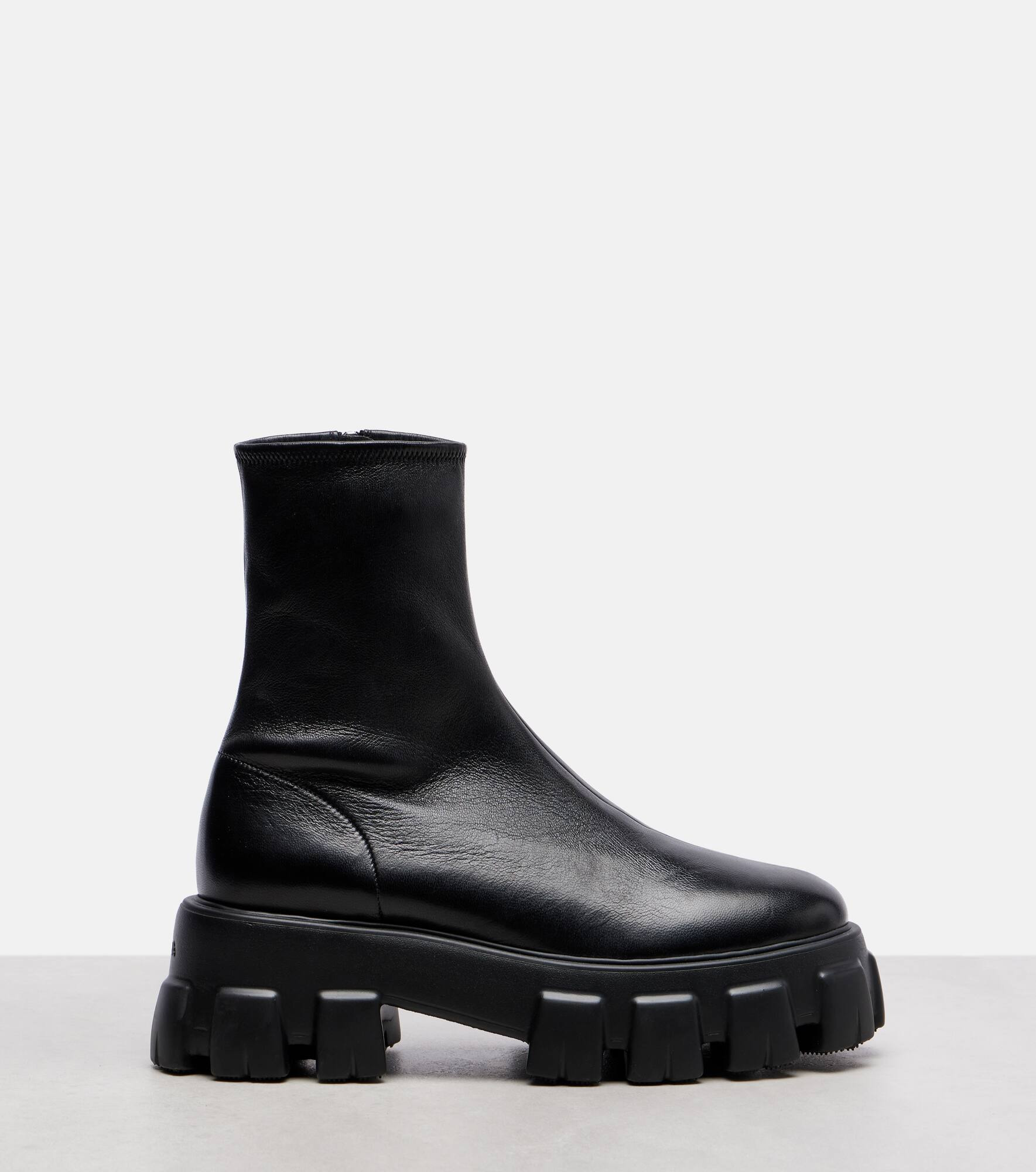 Monolith leather ankle boots - 4