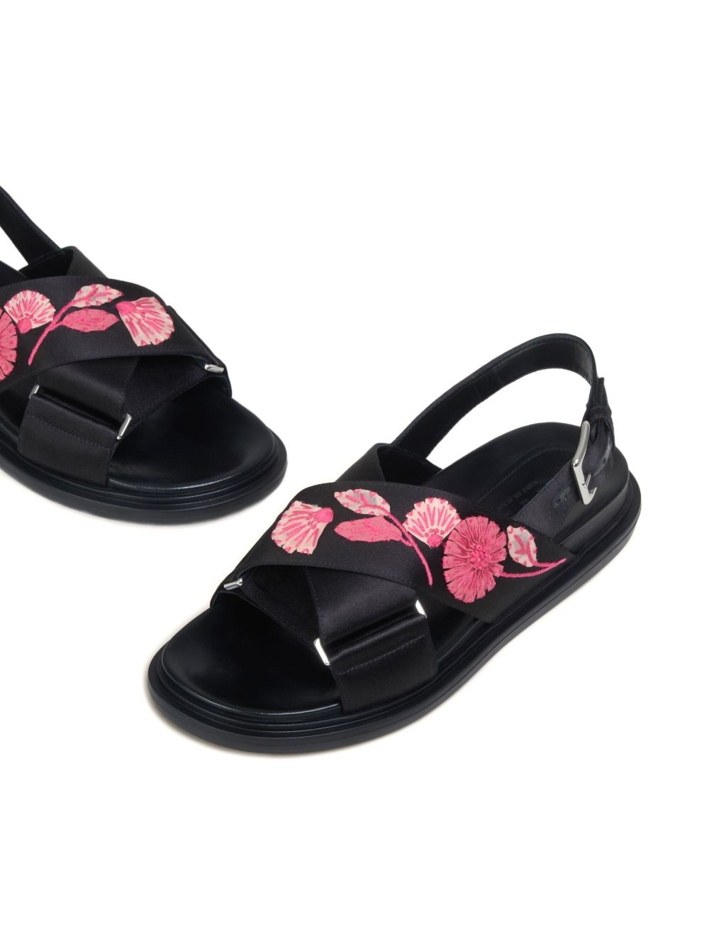 Fussbett floral-embellished sandals - 4