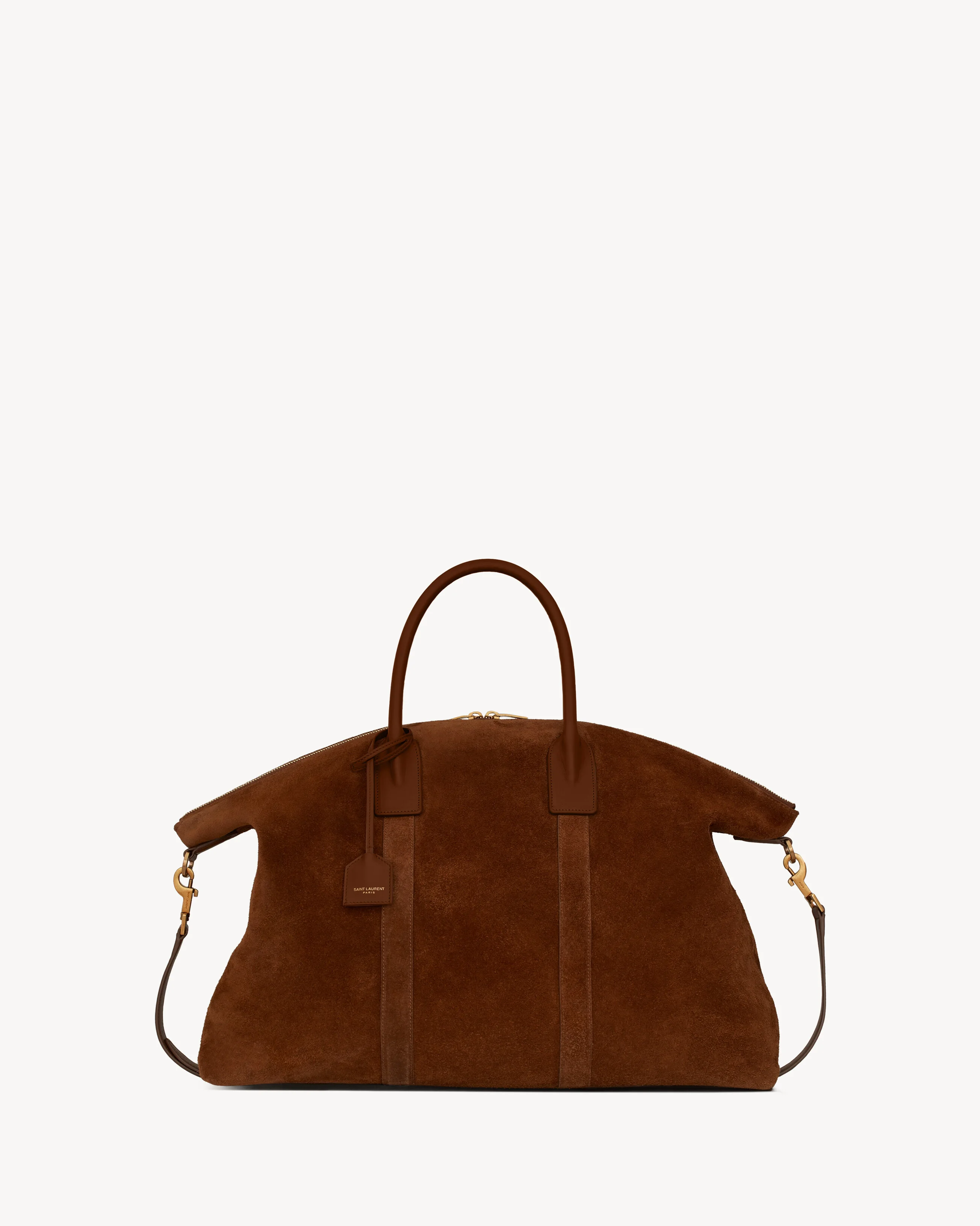 GIANT BOWLING BAG IN SUEDE - 1