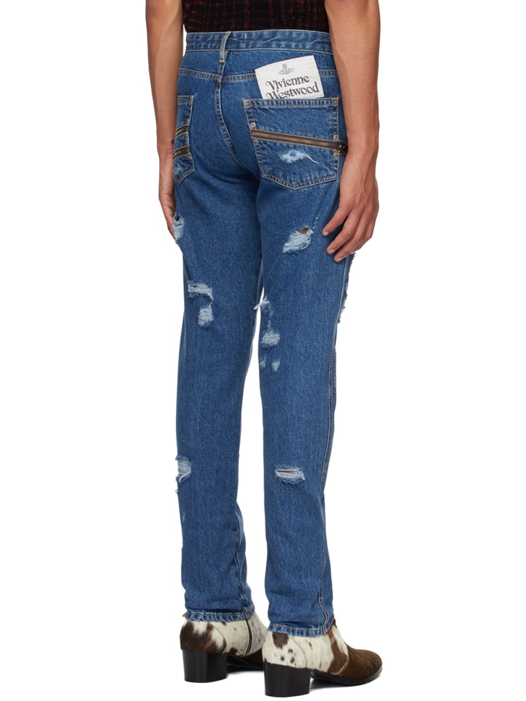 Blue Cut Out Peppe Jeans - 3