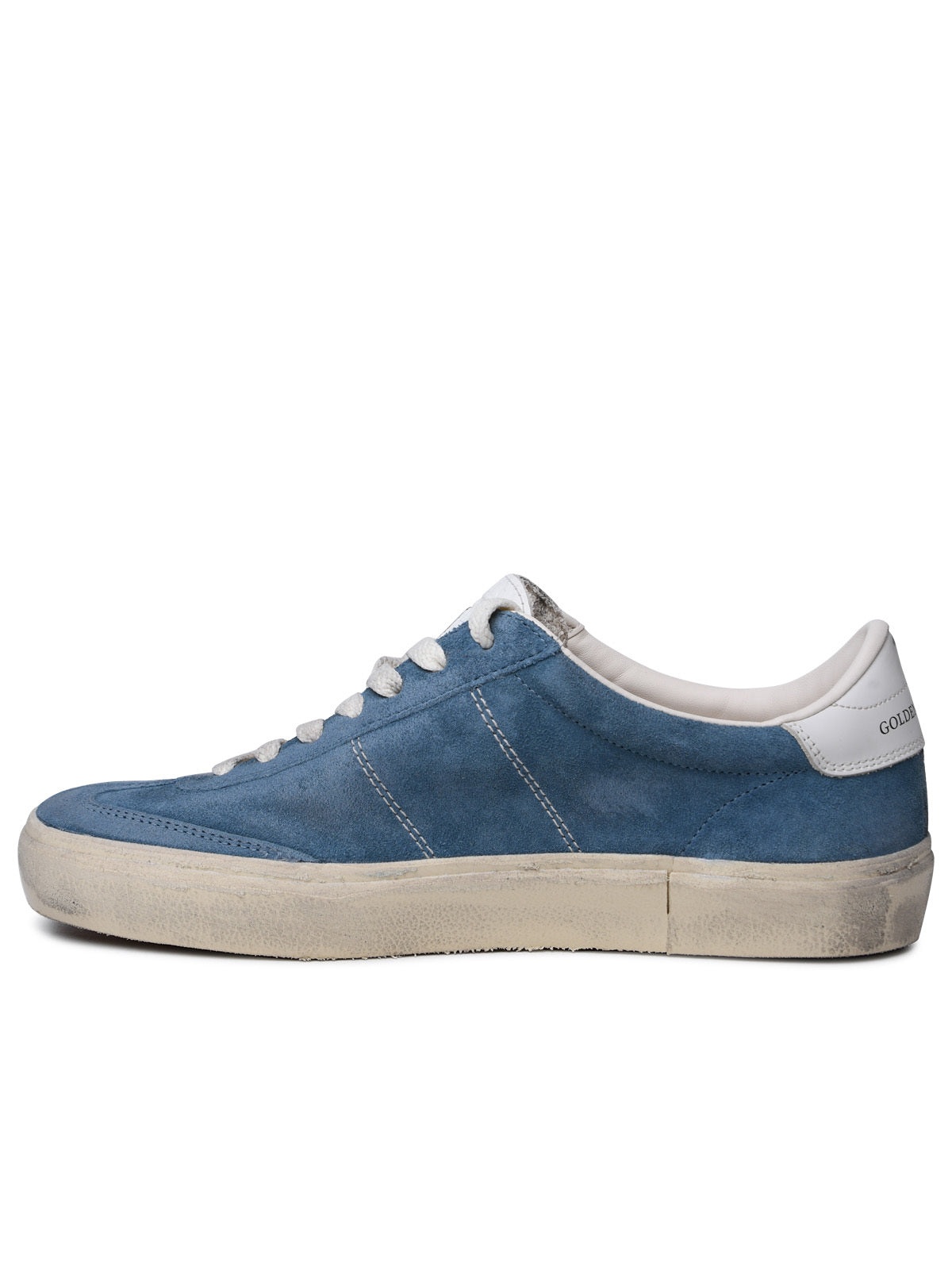 Golden Goose Man Golden Goose 'Soul Star' Blue Leather Sneakers - 3