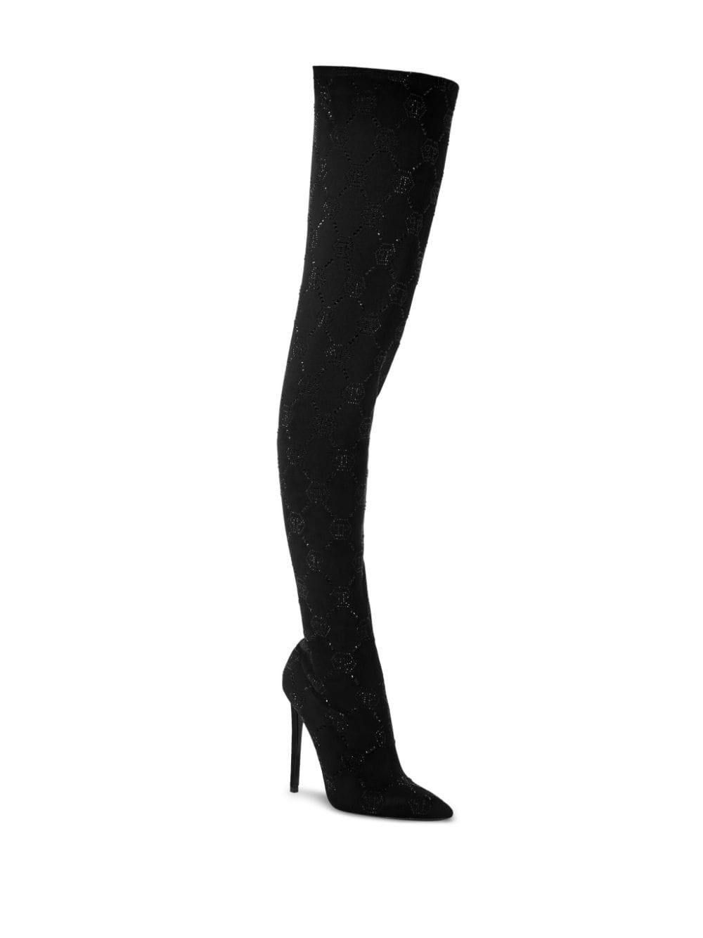 120mm monogram-pattern boots - 2
