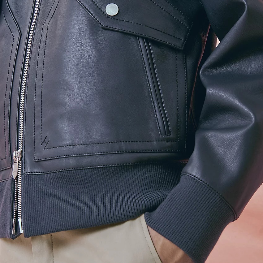 Rib trim jacket - 3