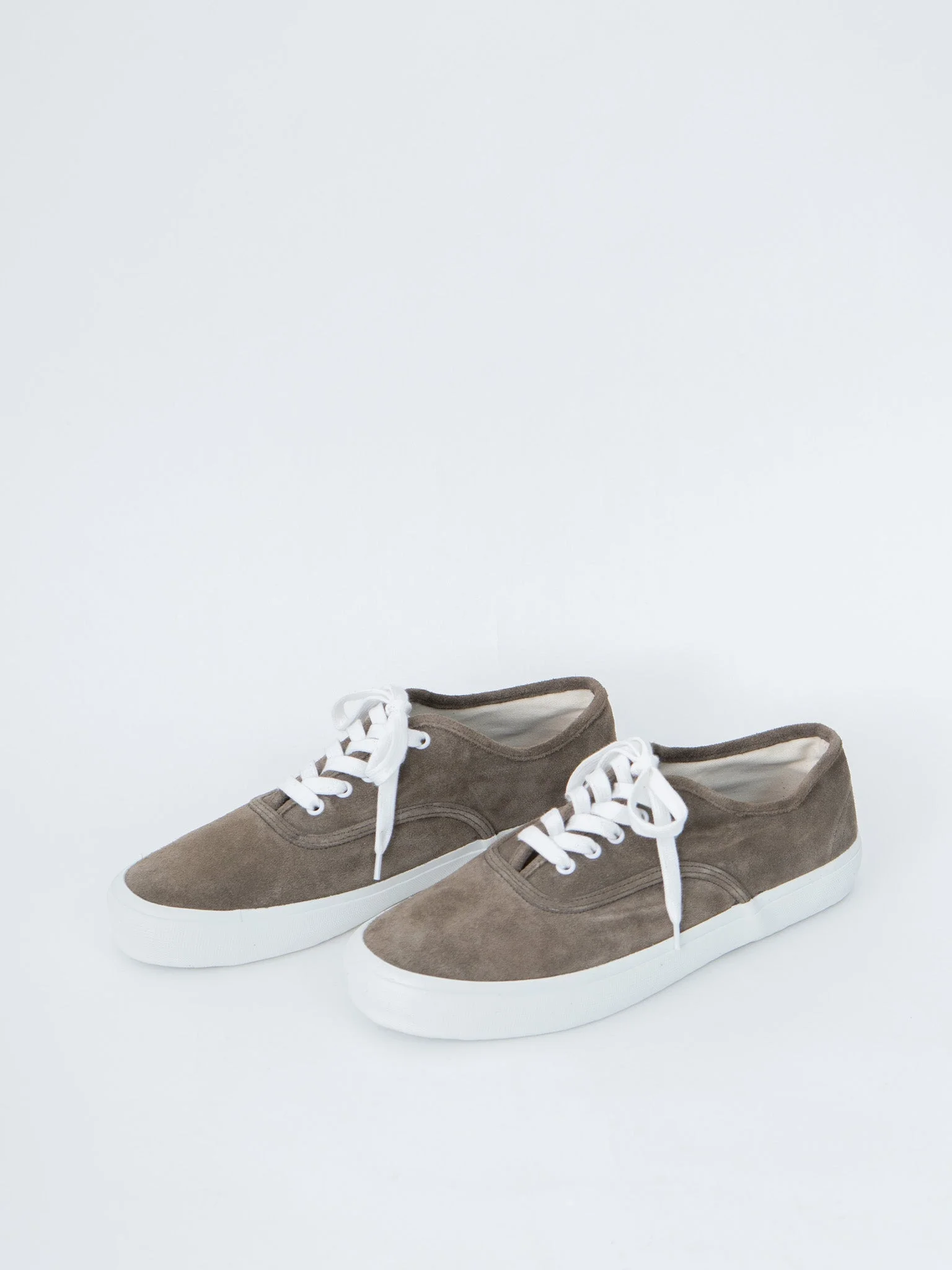 5851S US Navy Military Trainer - Dark Beige Suede/White (men's) - 1