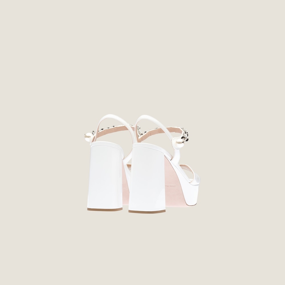 Patent leather platform sandals - 2