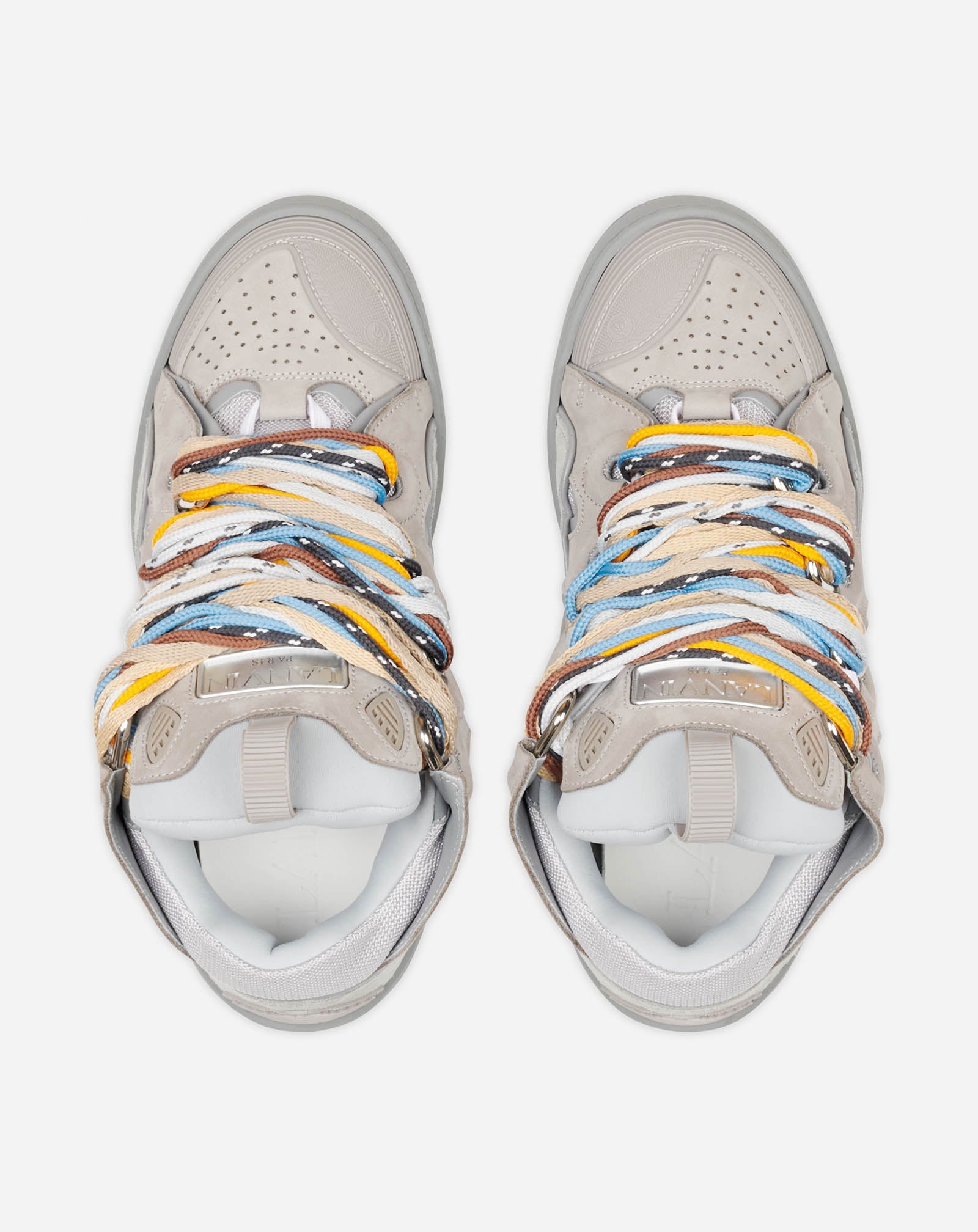 LEATHER CURB SNEAKERS - 4