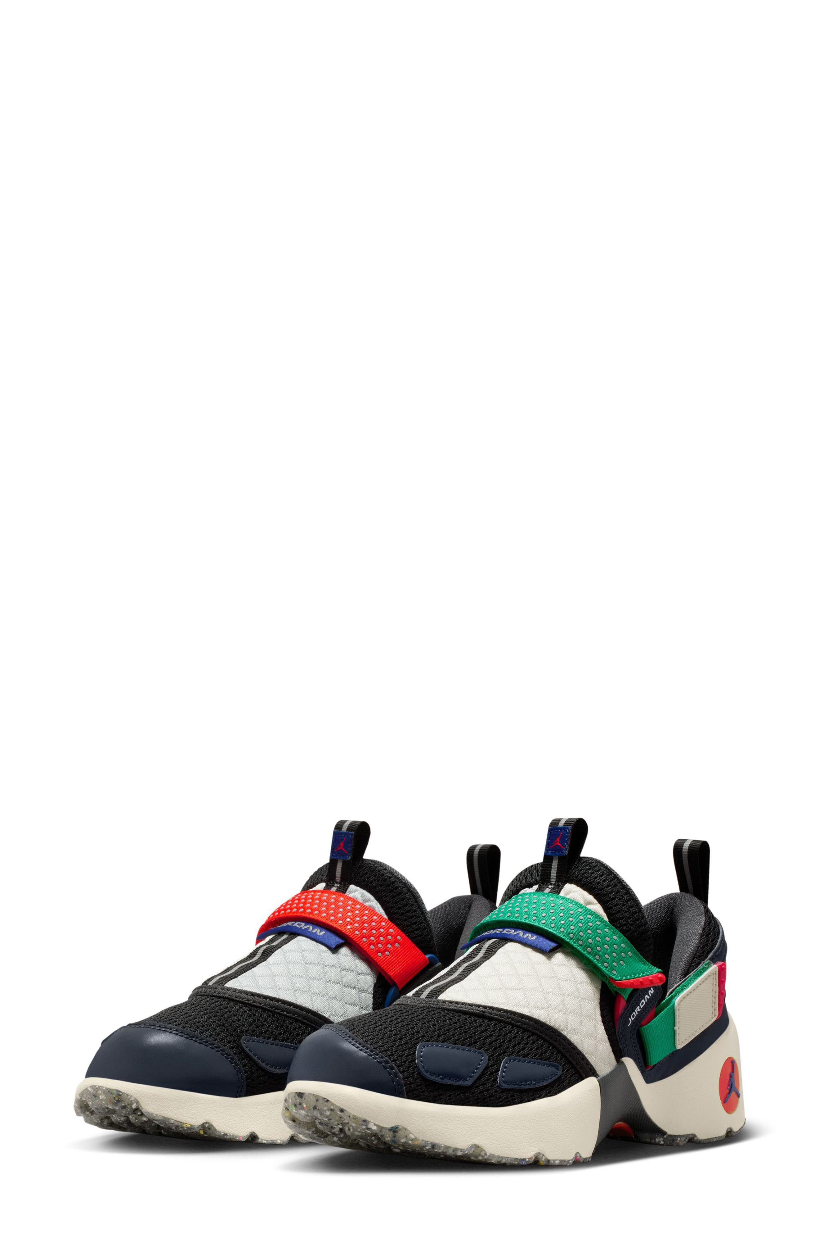 Jordan Trunner LX Sneaker in Black/White/Milk/Orange at Nordstrom - 1