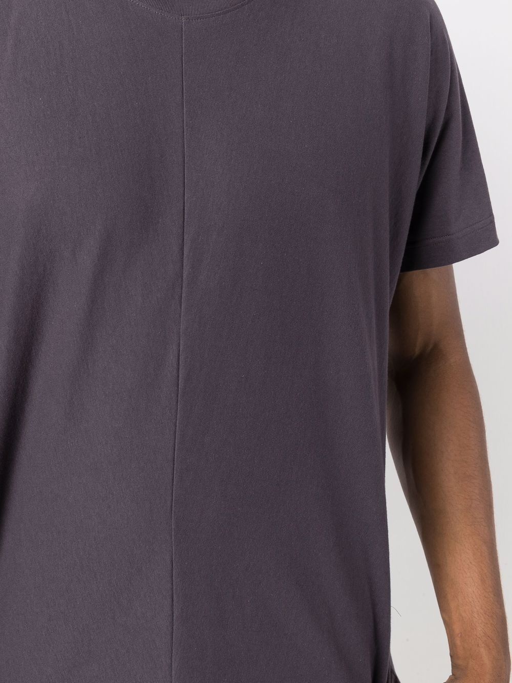 panelled short-sleeve cotton T-shirt - 5