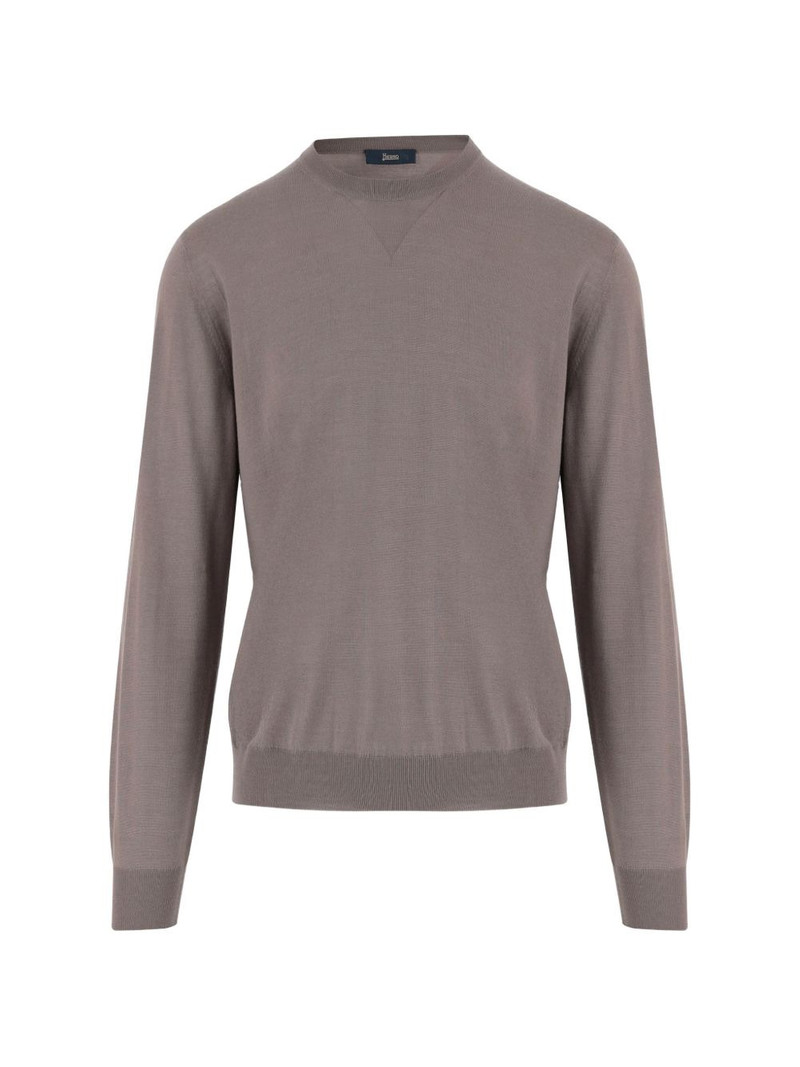 crew-neck ribbed sweater 1