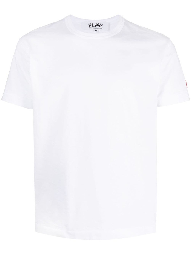 logo-patch cotton T-shirt 1