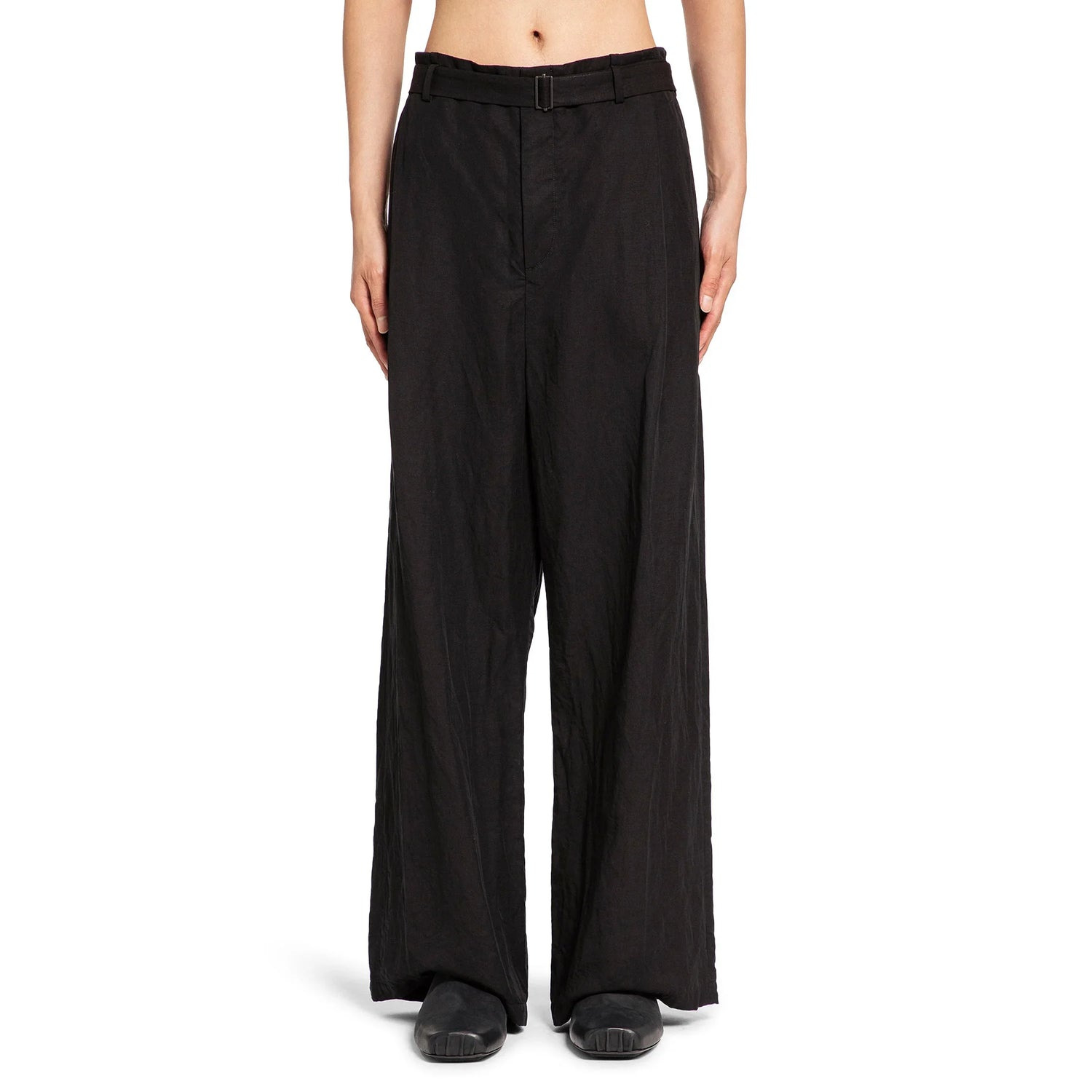 Pleated Wide Pants - 6
