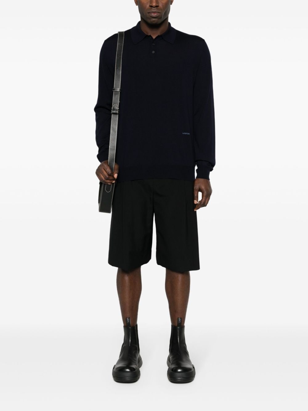 logo-embroidered polo shirt - 2