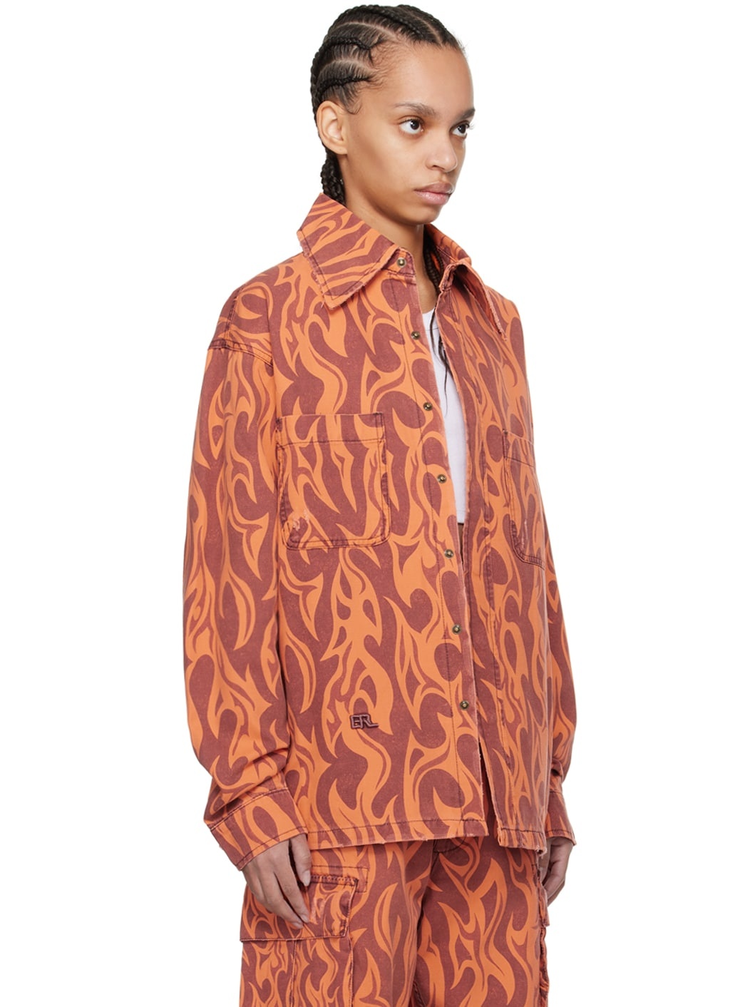 Orange Flame Jacket - 2
