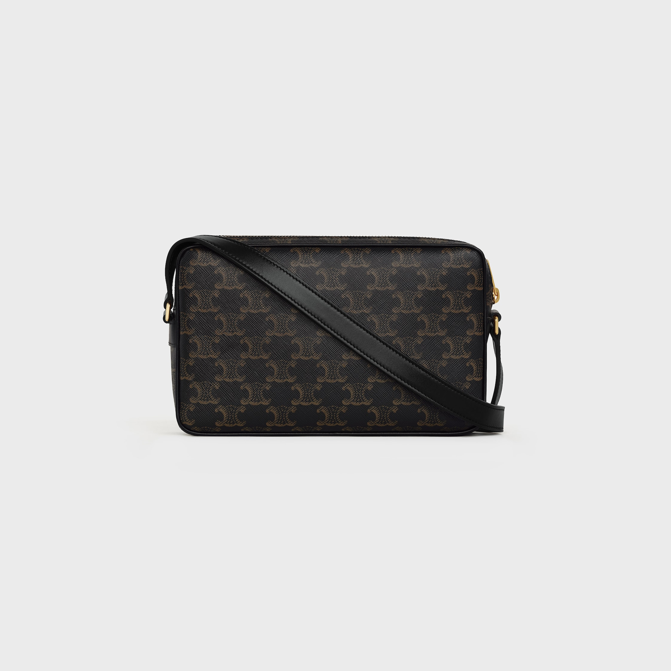 Medium Messenger Bag in Triomphe Canvas with Celine Print - 3