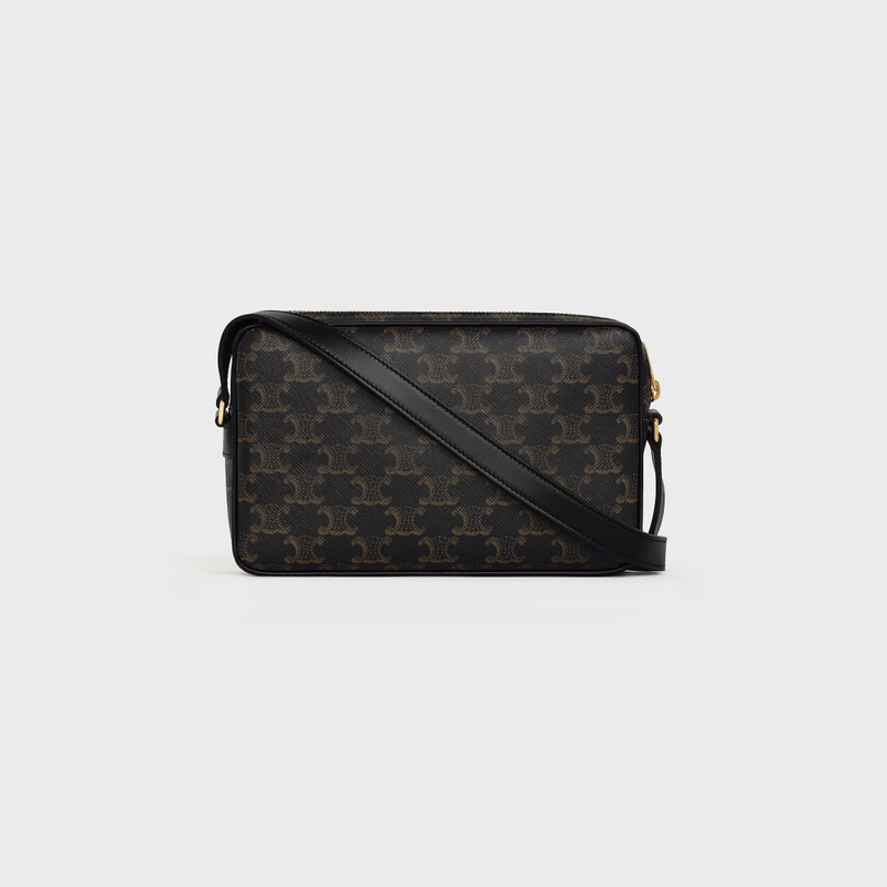 Medium Messenger Bag in Triomphe Canvas with Celine Print 3