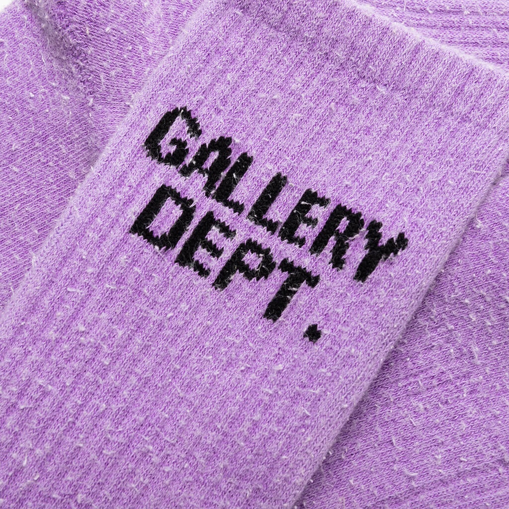 CLEAN SOCKS - FLUORESCENT PURPLE - 2