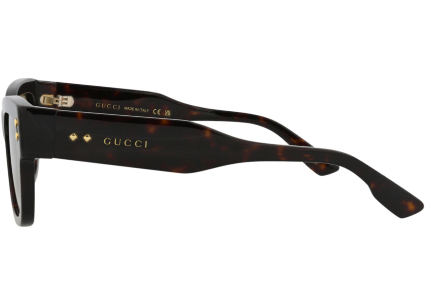 Gucci Square-Frame Acetate Sunglasses Havana/Havana/Green (GG1217S-30013478-002) - 3