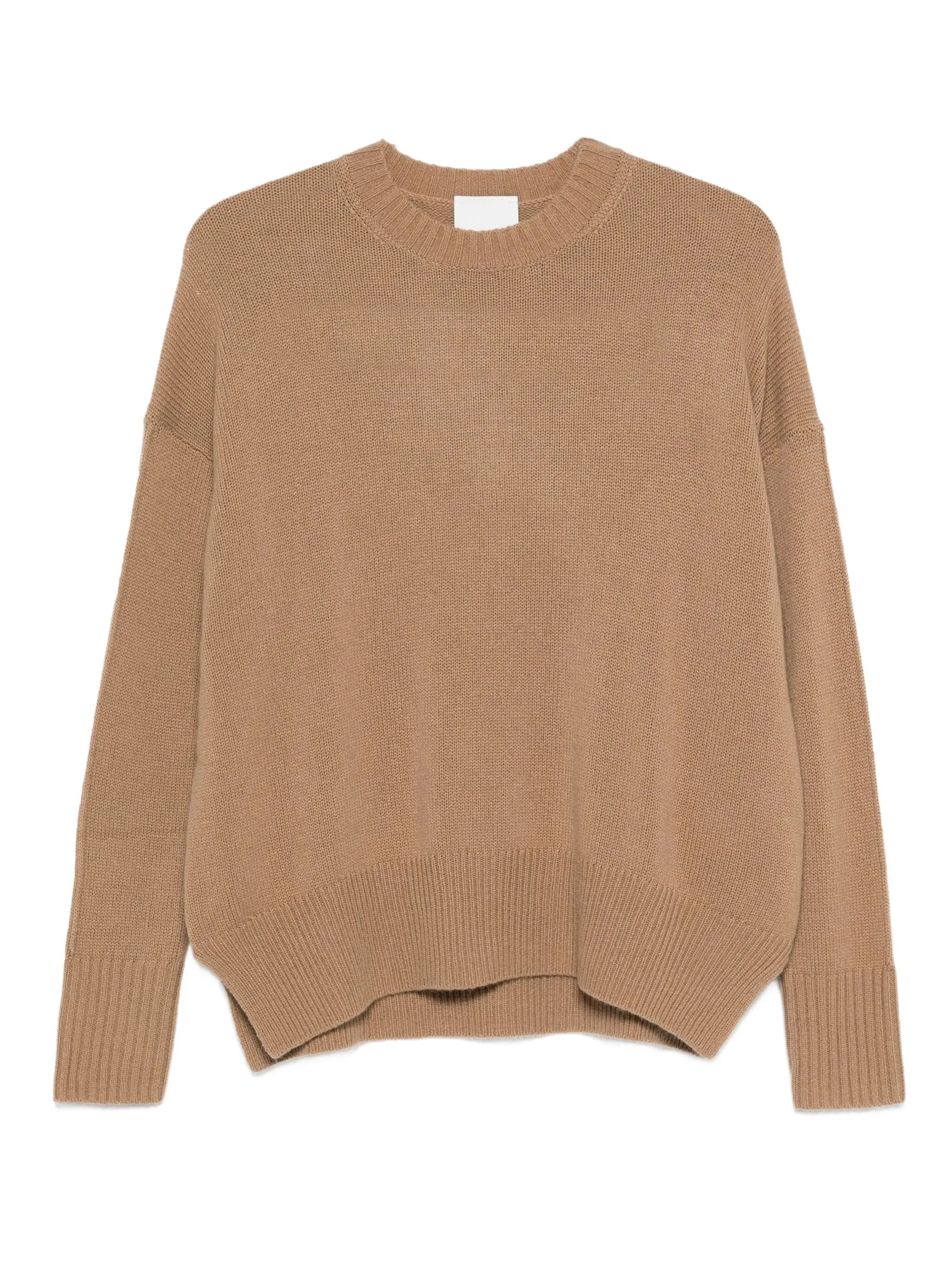 Allude Crew-neck Cashmere Sweater - 1