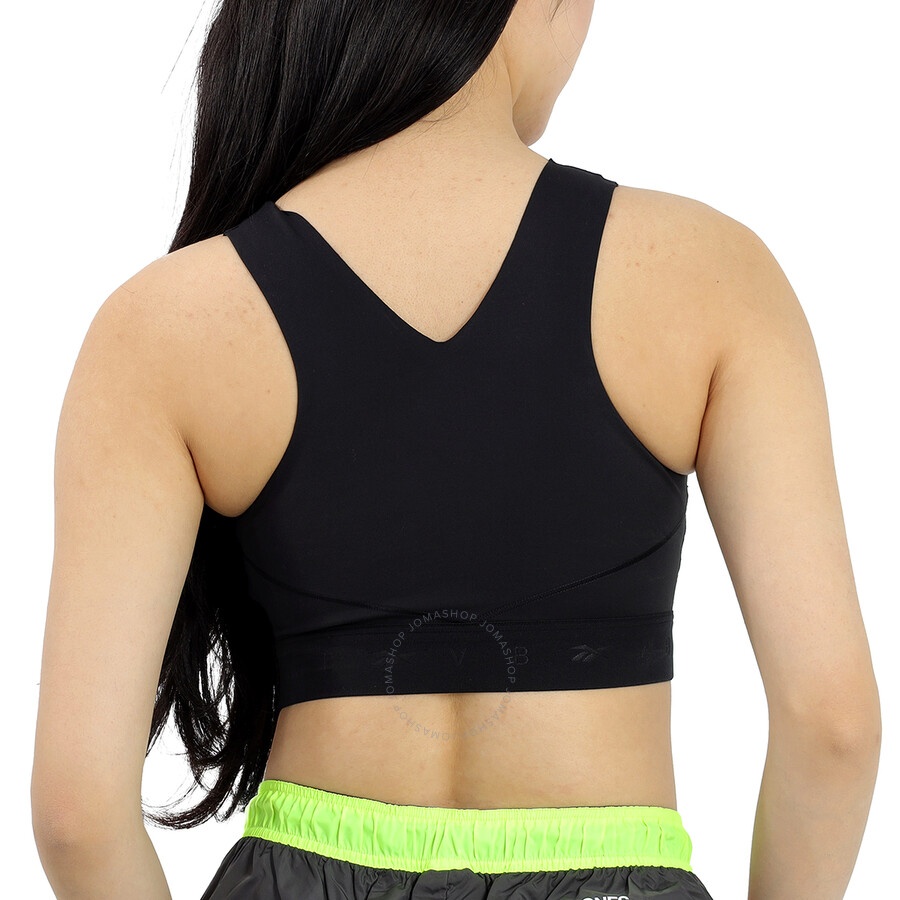 Reebok X Victoria Beckham Black Logo Sports Bra - 3