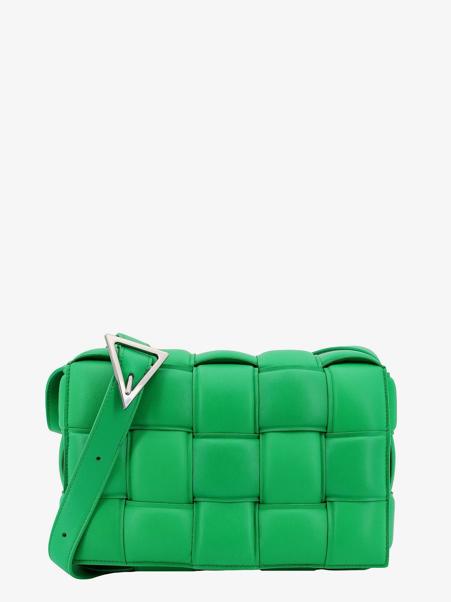 Bottega Veneta Woman Padded Cassette Woman Green Shoulder Bags - 1