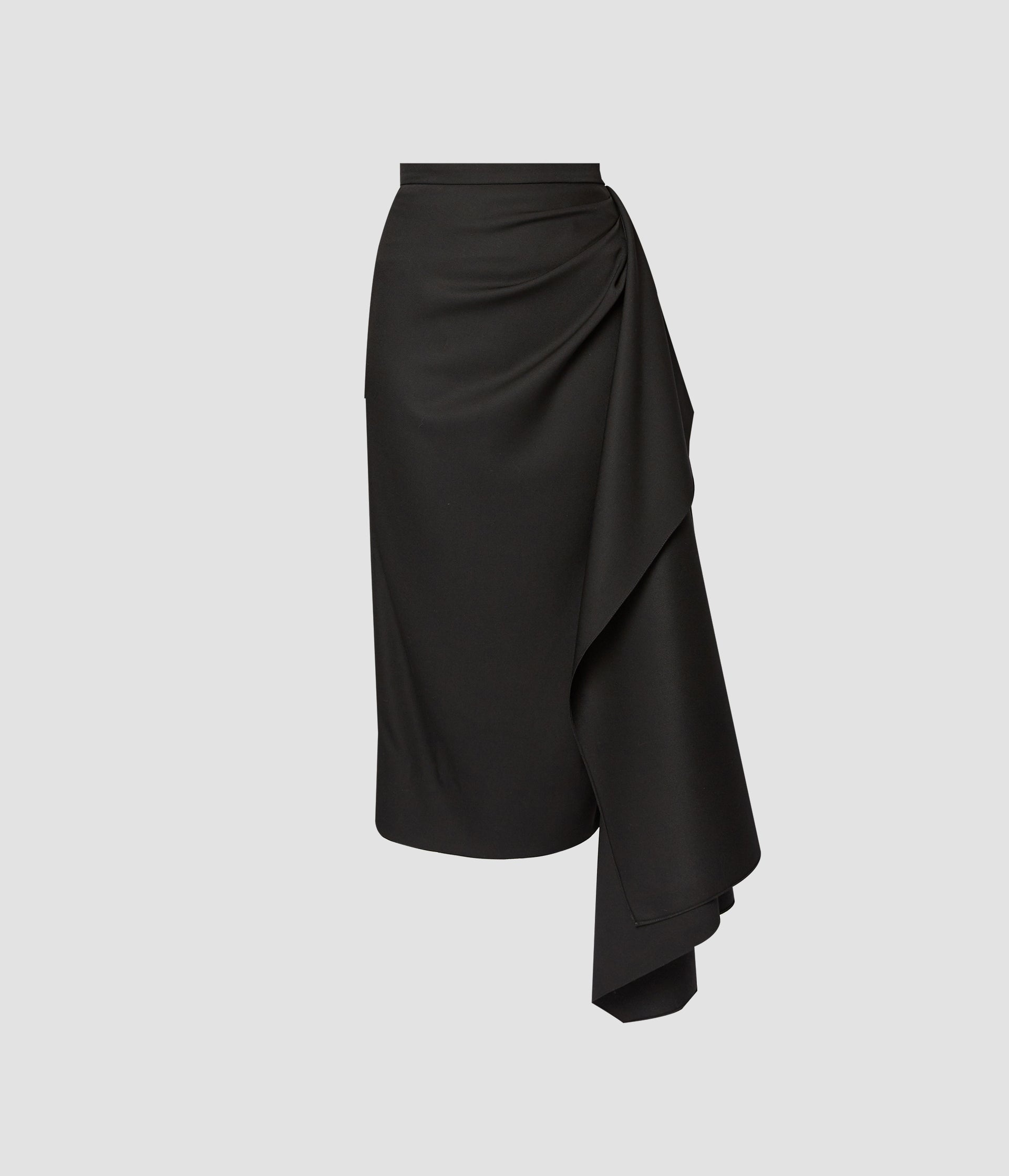 PENCIL SKIRT WITH DRAPE DETAIL - 1