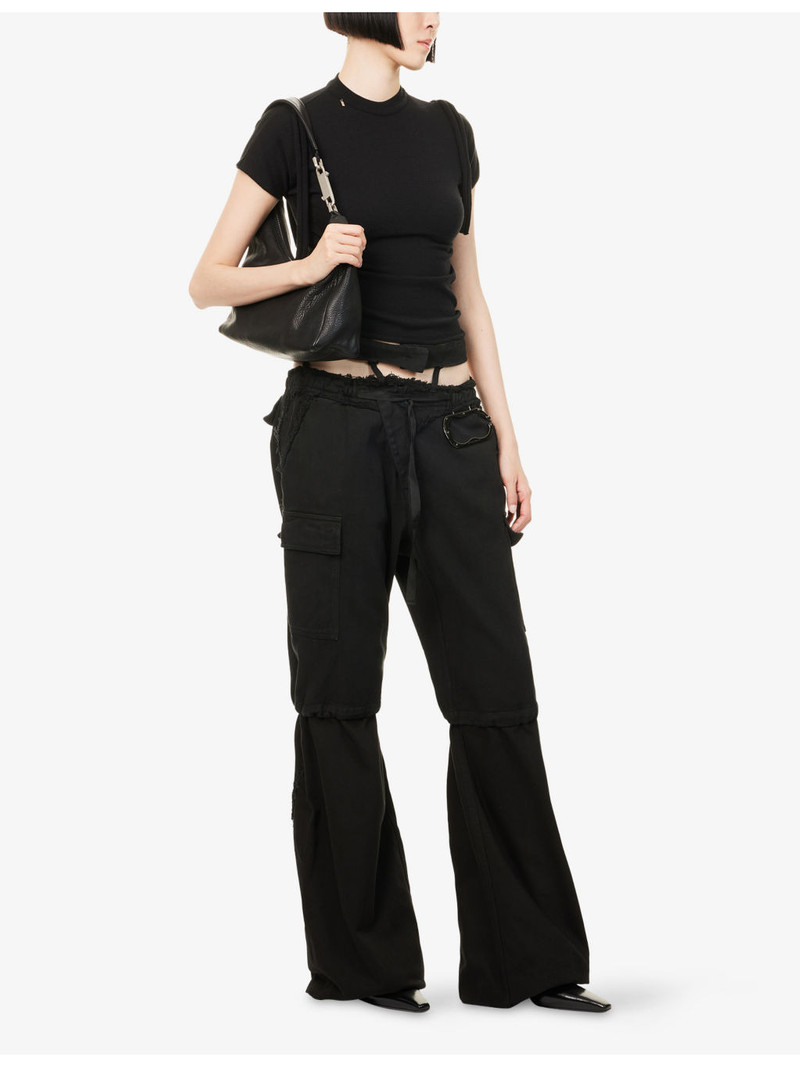 OTTOLINGER Baggy Wide-Leg Denim Trousers outlook