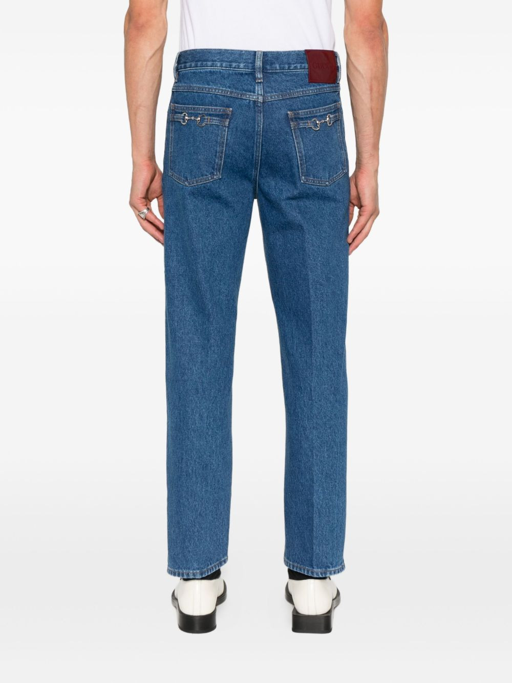 Gucci Men Slim Fit Denim Cotton Jeans - 4