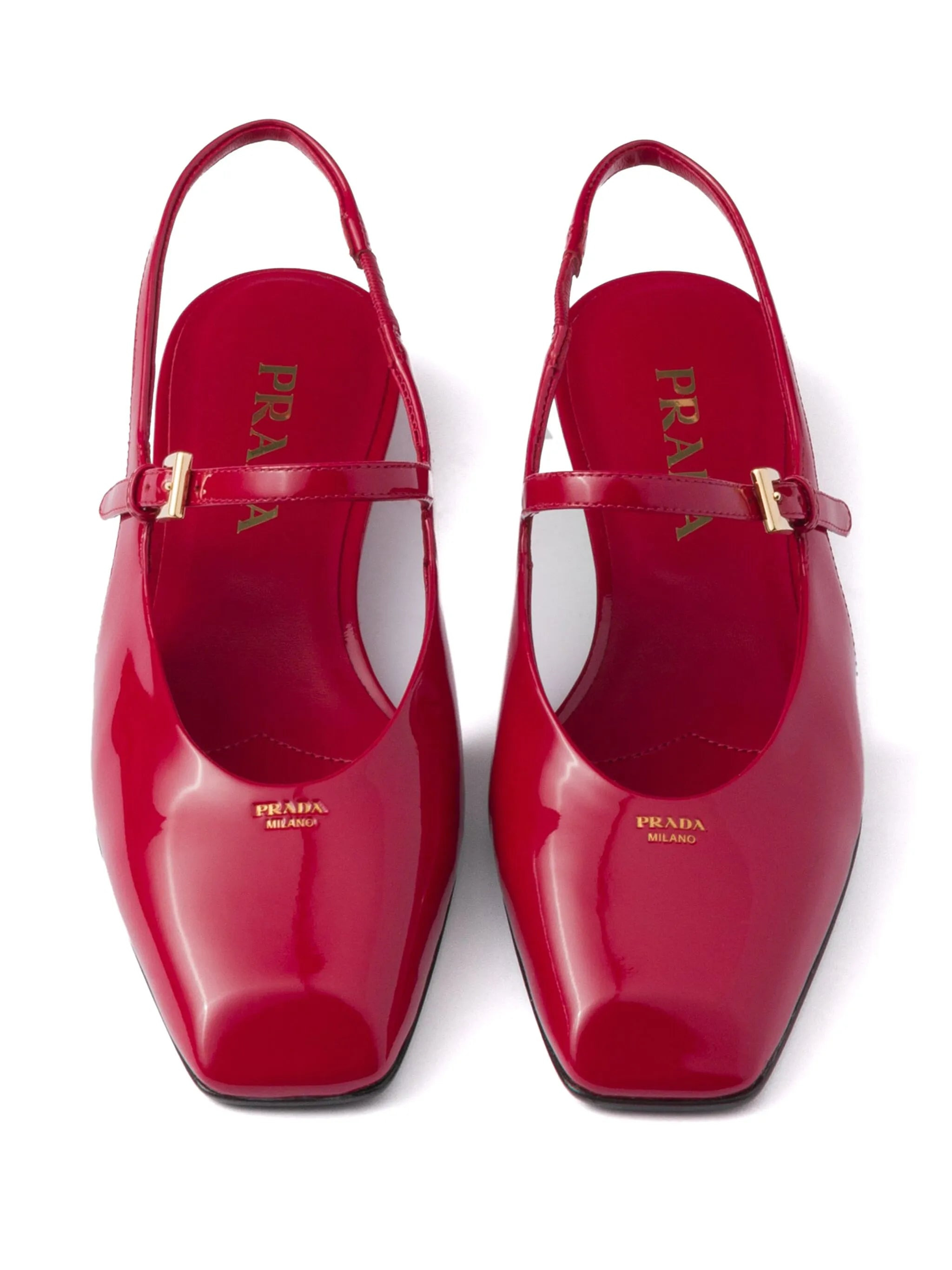 leather slingback ballerina shoes - 5