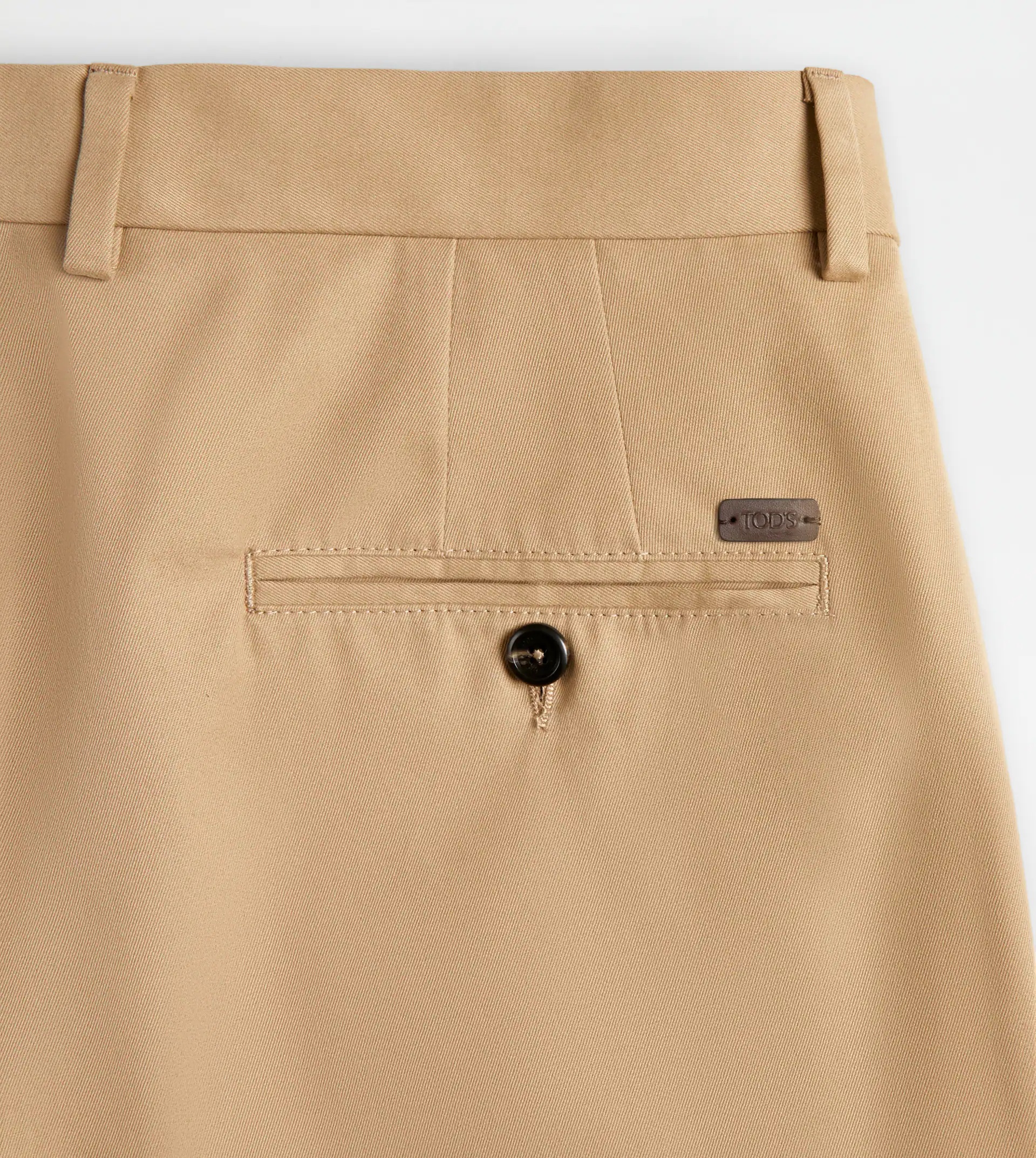 PANTS IN GABARDINE - BEIGE - 7