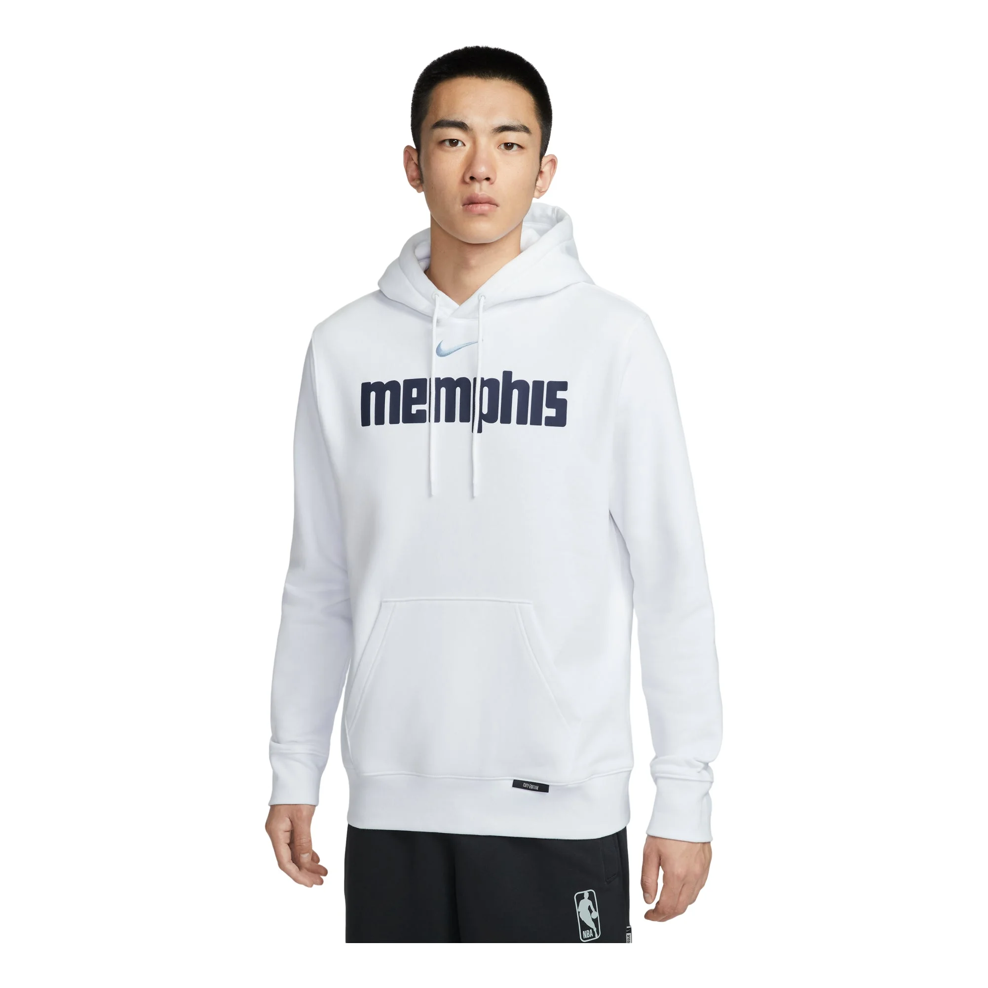 Nike Memphis Grizzlies City Edition Pull-Over Hoodie 'White' HQ5545-100 - 1