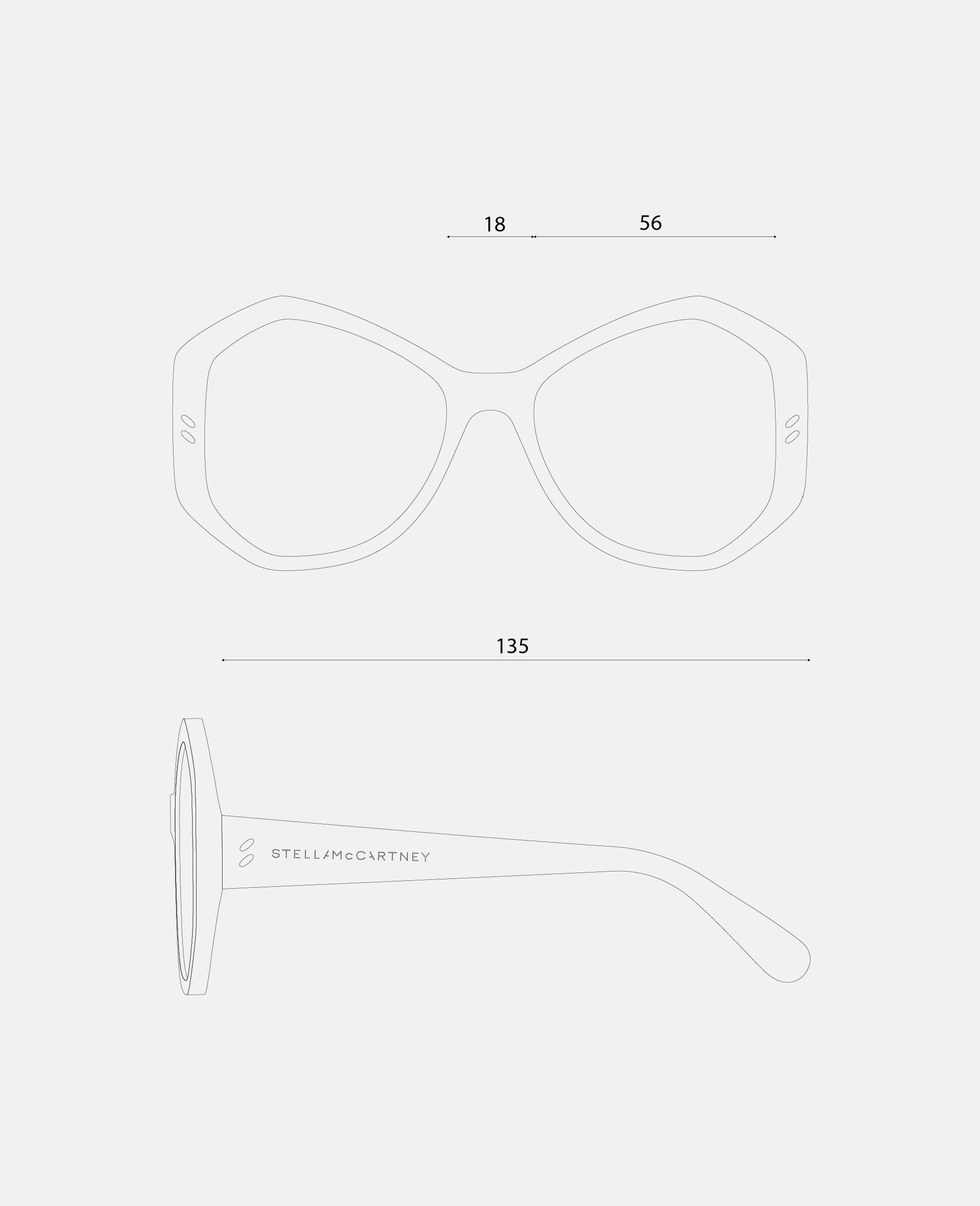 Falabella Pin Hexagon Sunglasses - 4