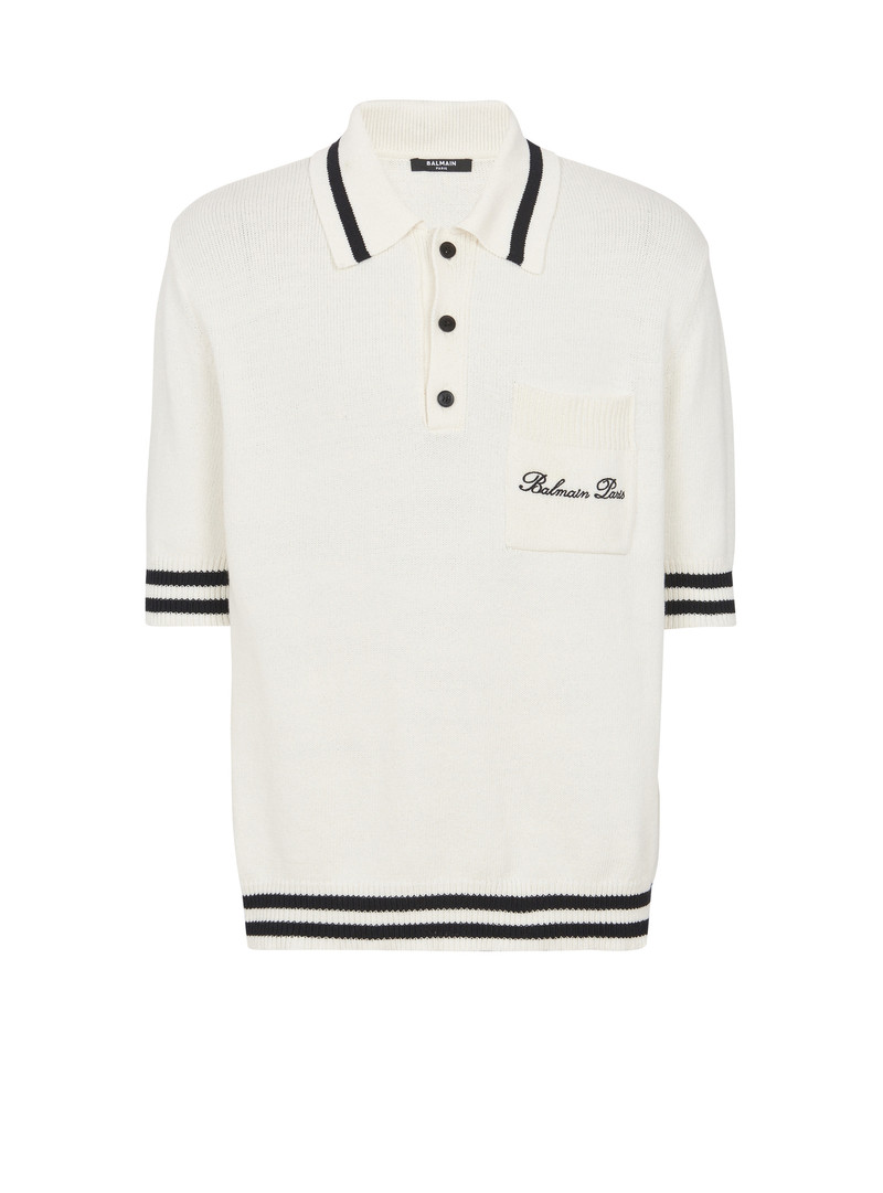 Balmain Signature polo shirt 1