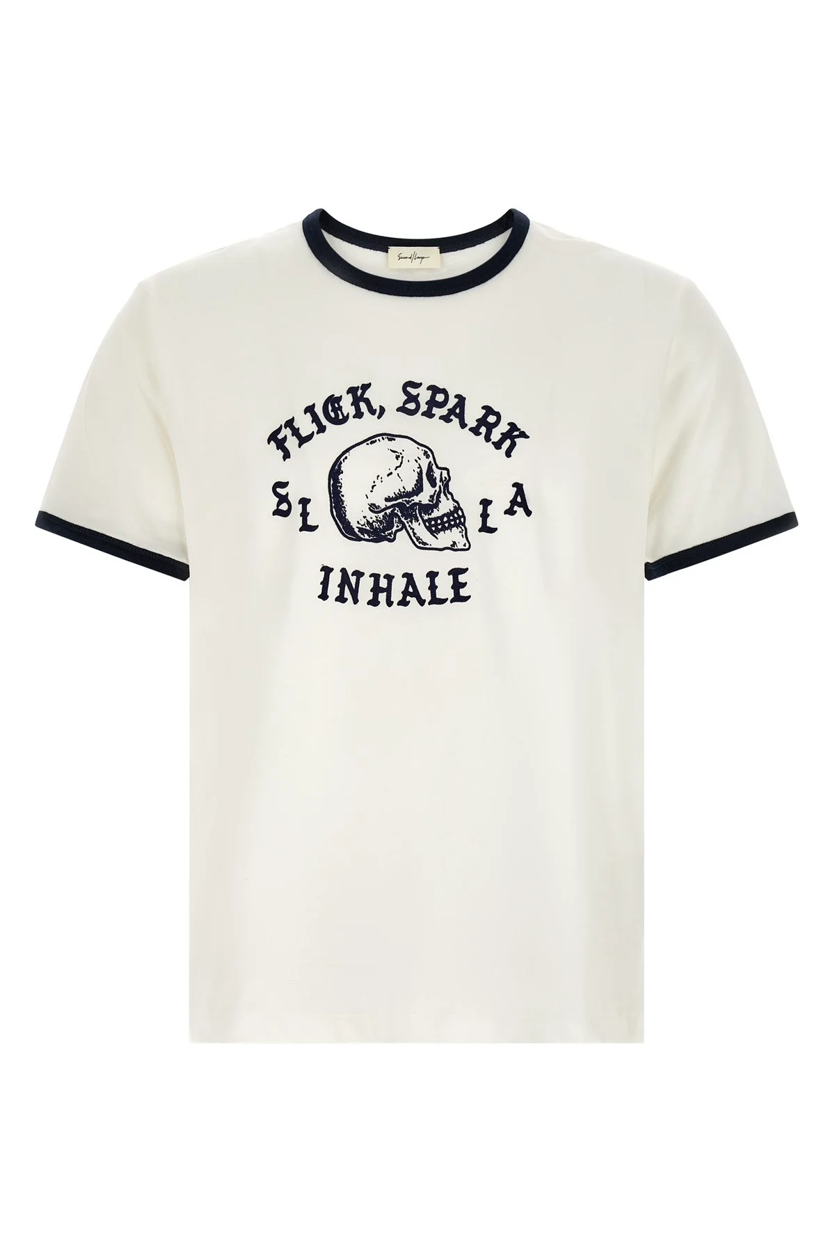 'Flick, Spark, Inhale Ringer' T-Shirt - 1