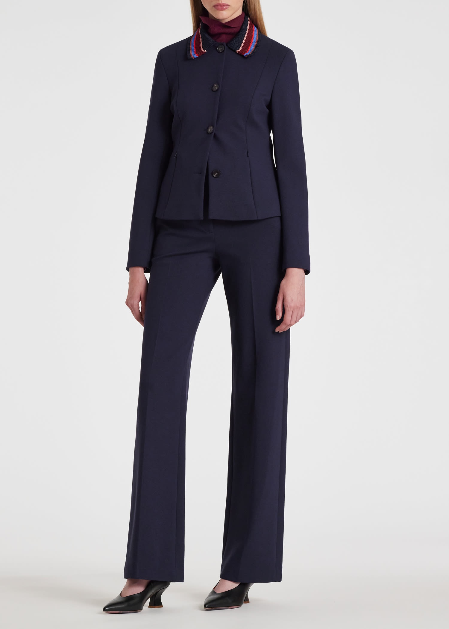 Slim-Fit Ponte-Jersey Pants - 3
