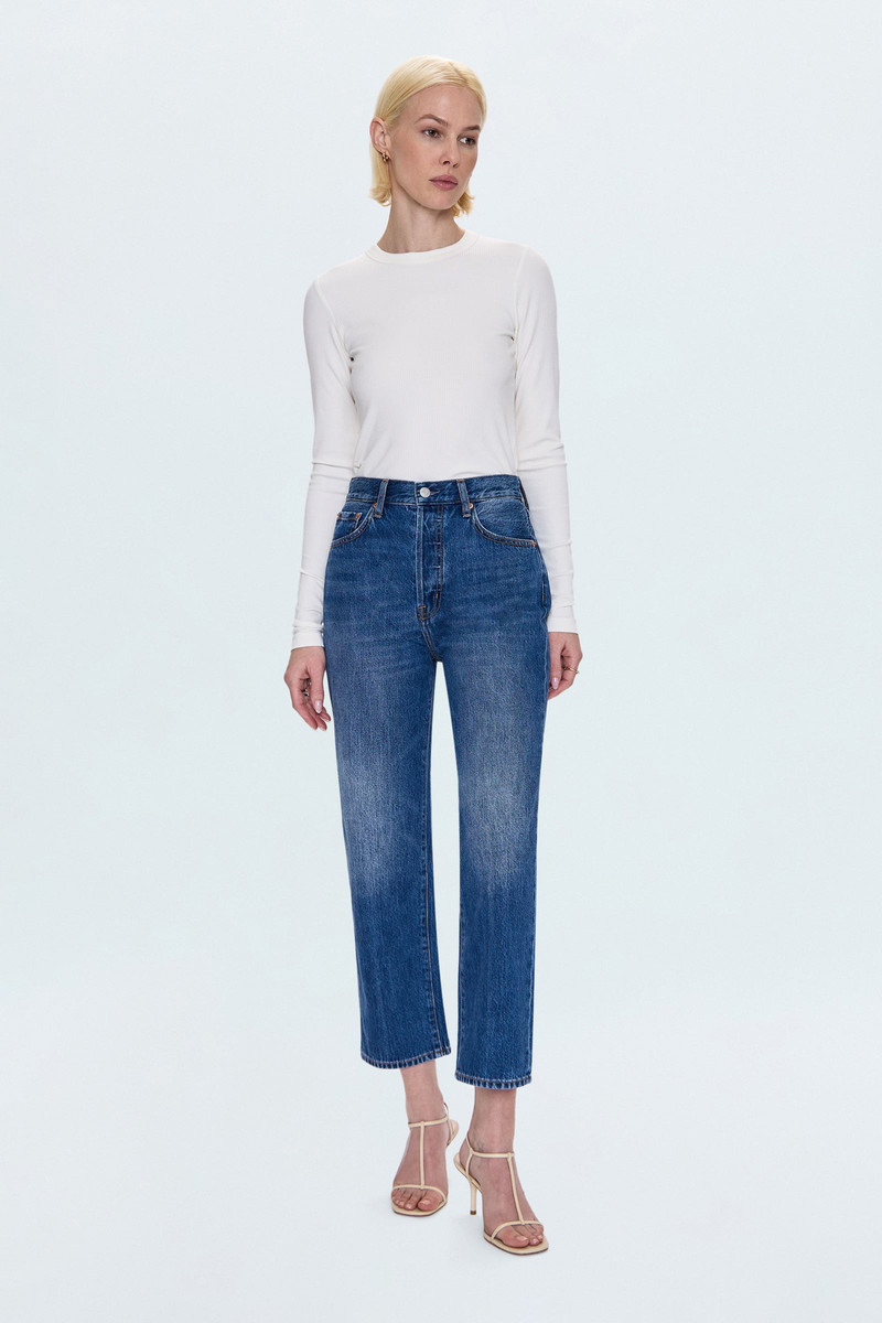 CASSIE SUPER HIGH RISE STRAIGHT JEAN - FAIRVIEW 1