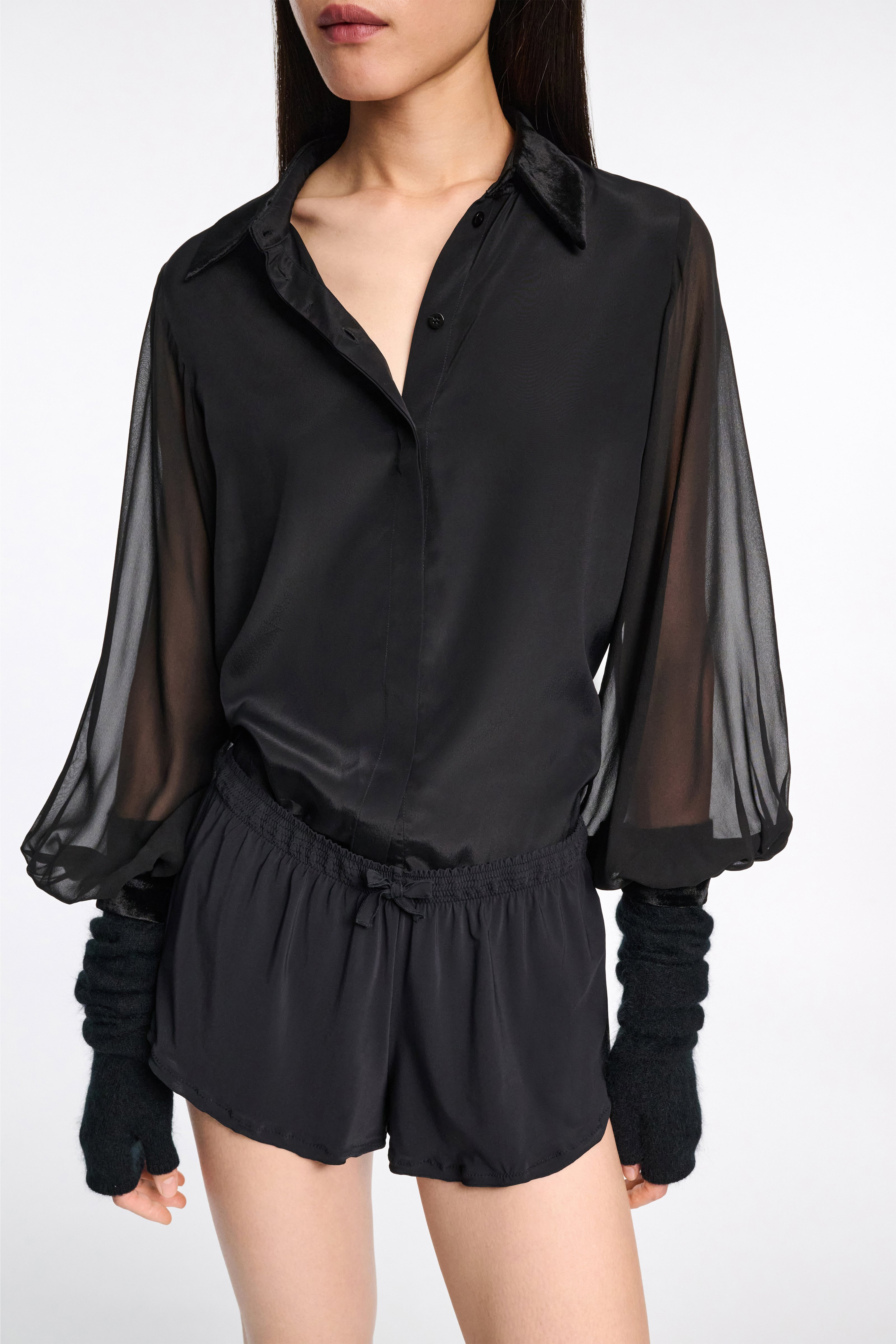 VELVET WHISPER blouse - 5