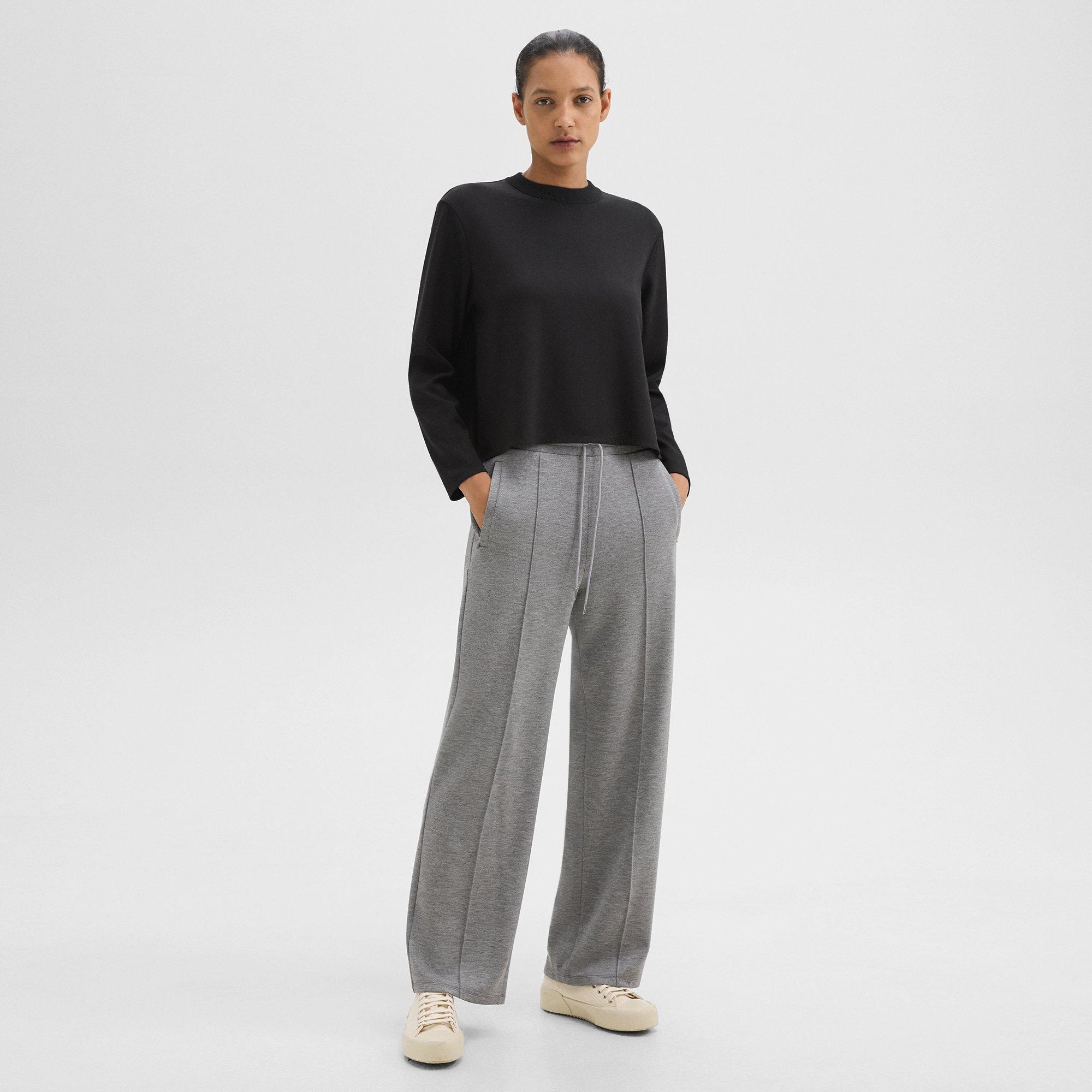 A-Line Sweatshirt in Double-Knit Jersey - 6