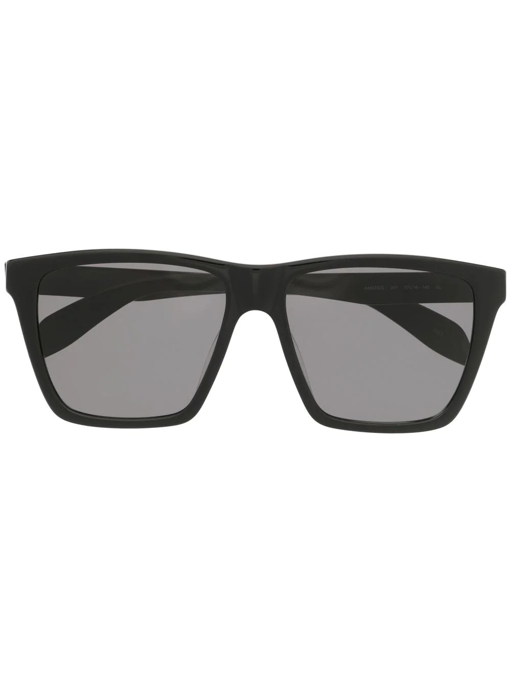 square-frame tinted sunglasses - 1