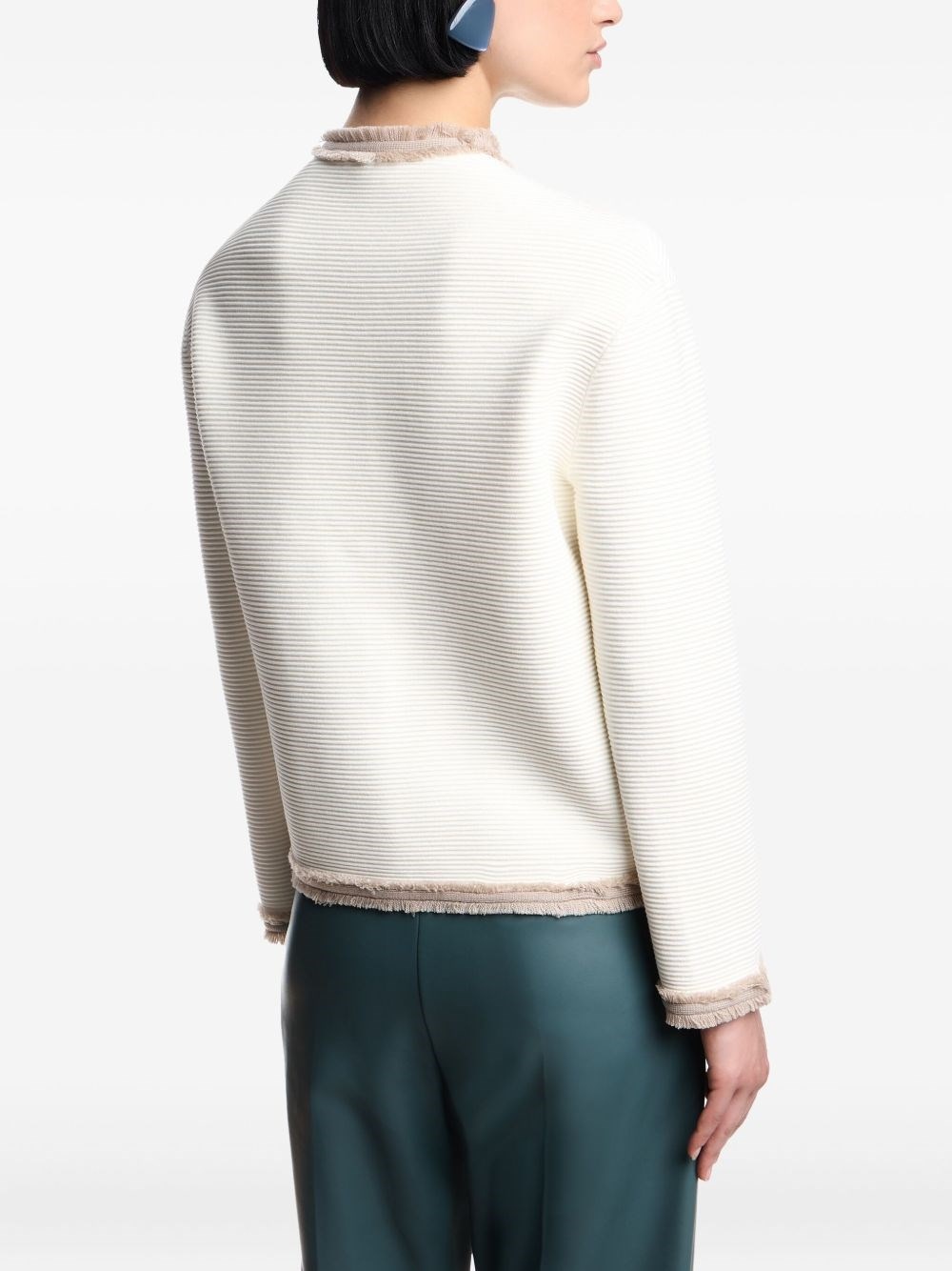 Crewneck blazer jacket - 2