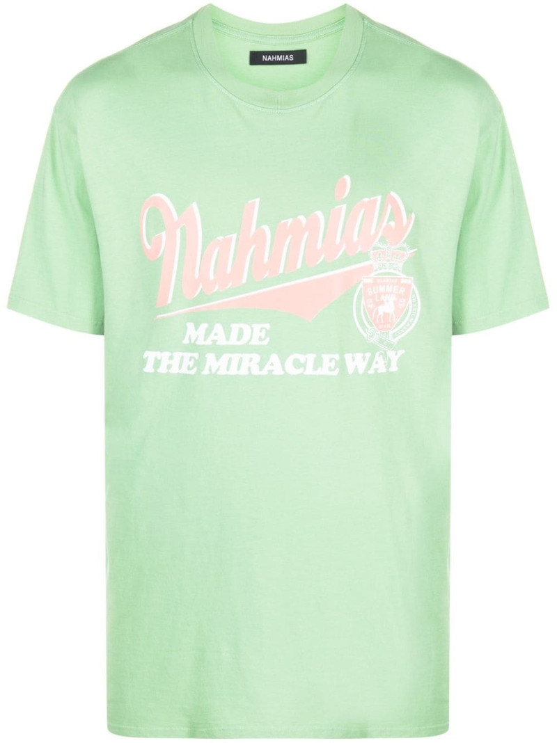 logo-print cotton T-shirt 1