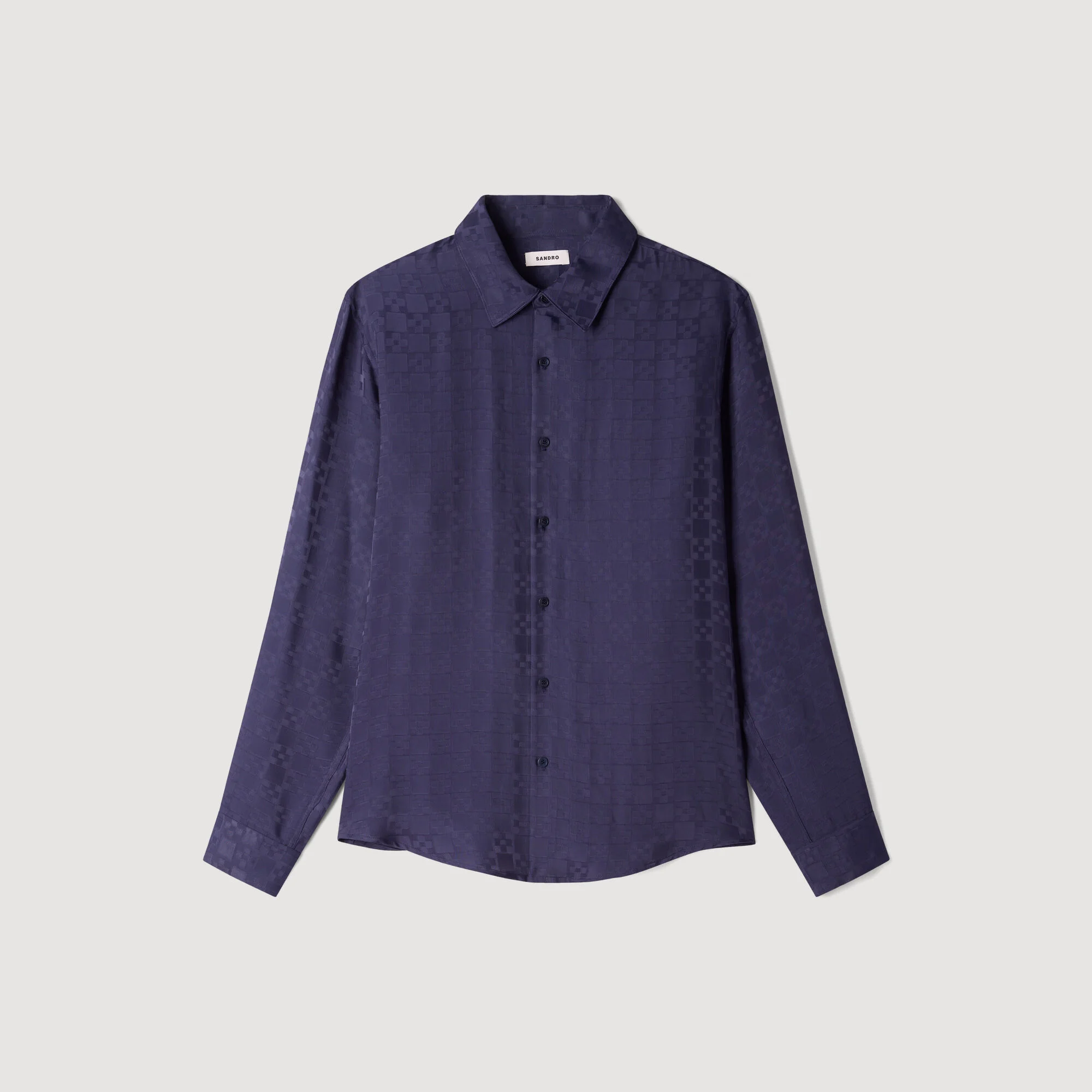 SQUARE CROSS LOOSE-FIT SHIRT - 1