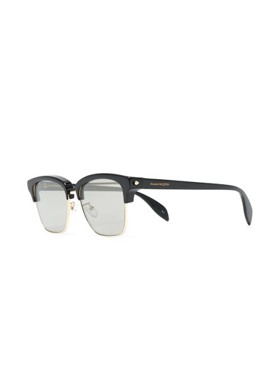 Alexander McQueen Piercing square frame sunglasses outlook