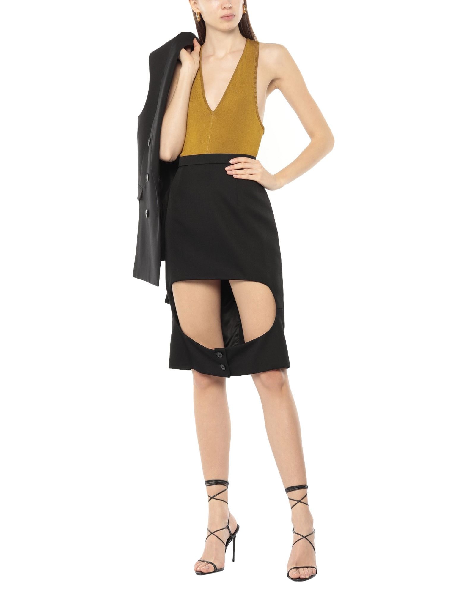 Black Women's Midi Skirt - 2