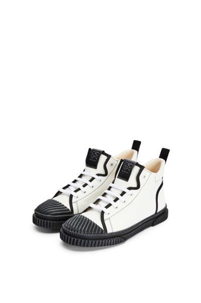 Loewe High top sneaker in canvas outlook