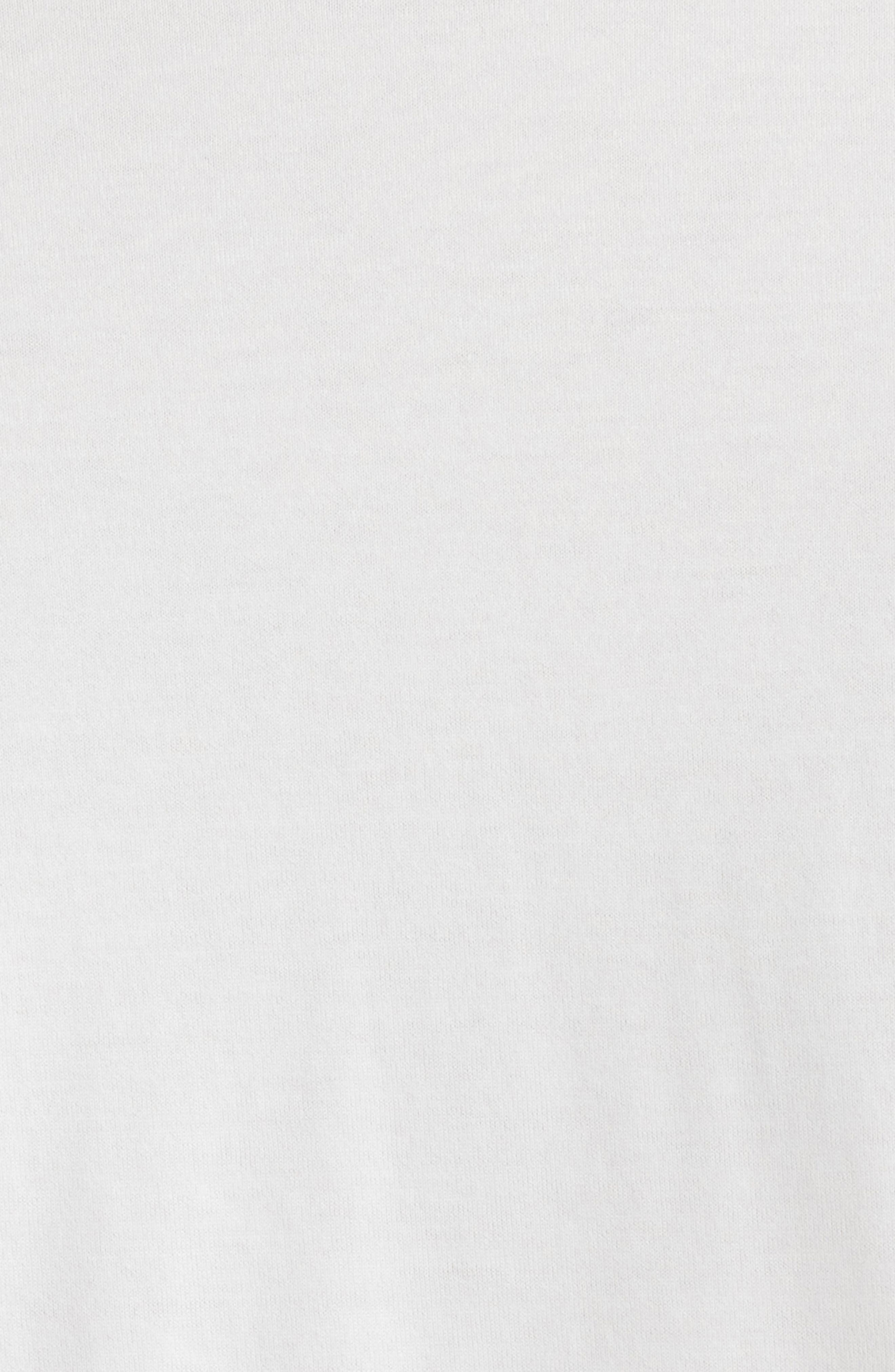 Emporio Armani Logo Embroidered Crewneck T-Shirt in Solid White at Nordstrom - 6