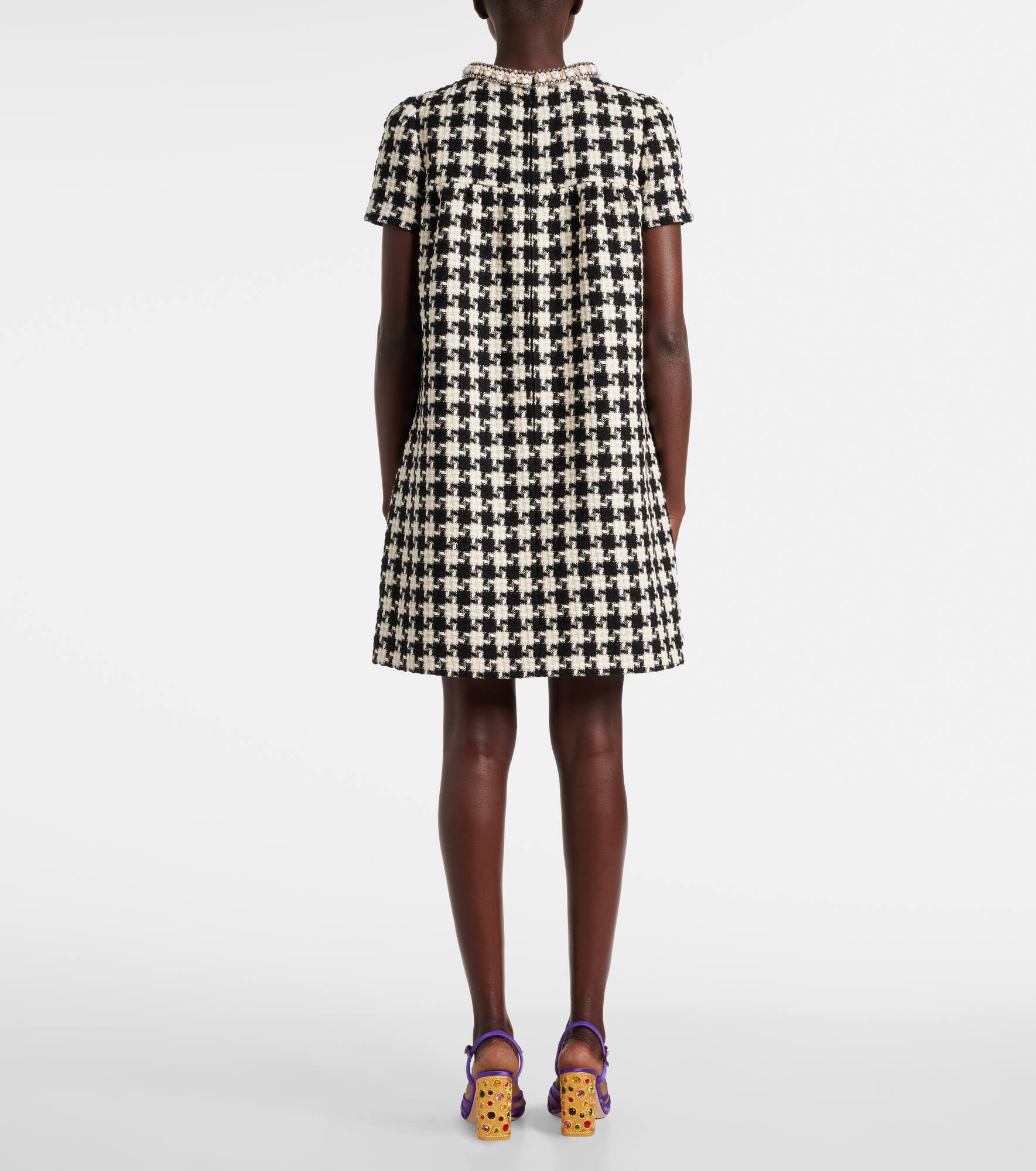 Embellished tweed minidress - 3