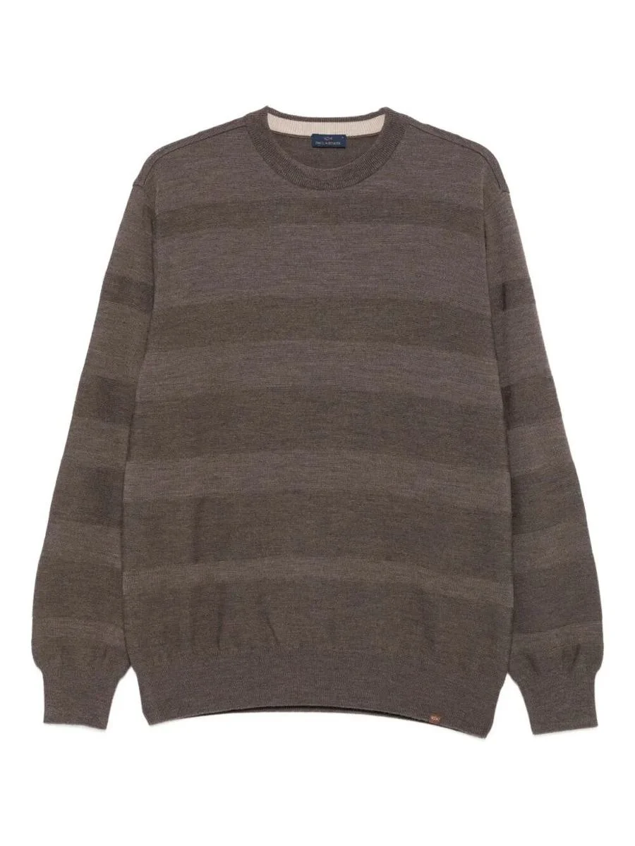 Paul & Shark Striped Wool Sweater Clothing - 1