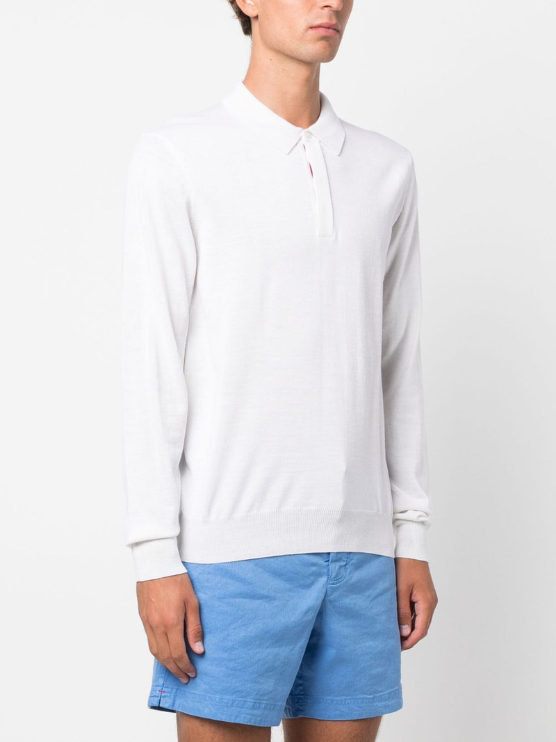 Ebro knitted wool polo shirt 3