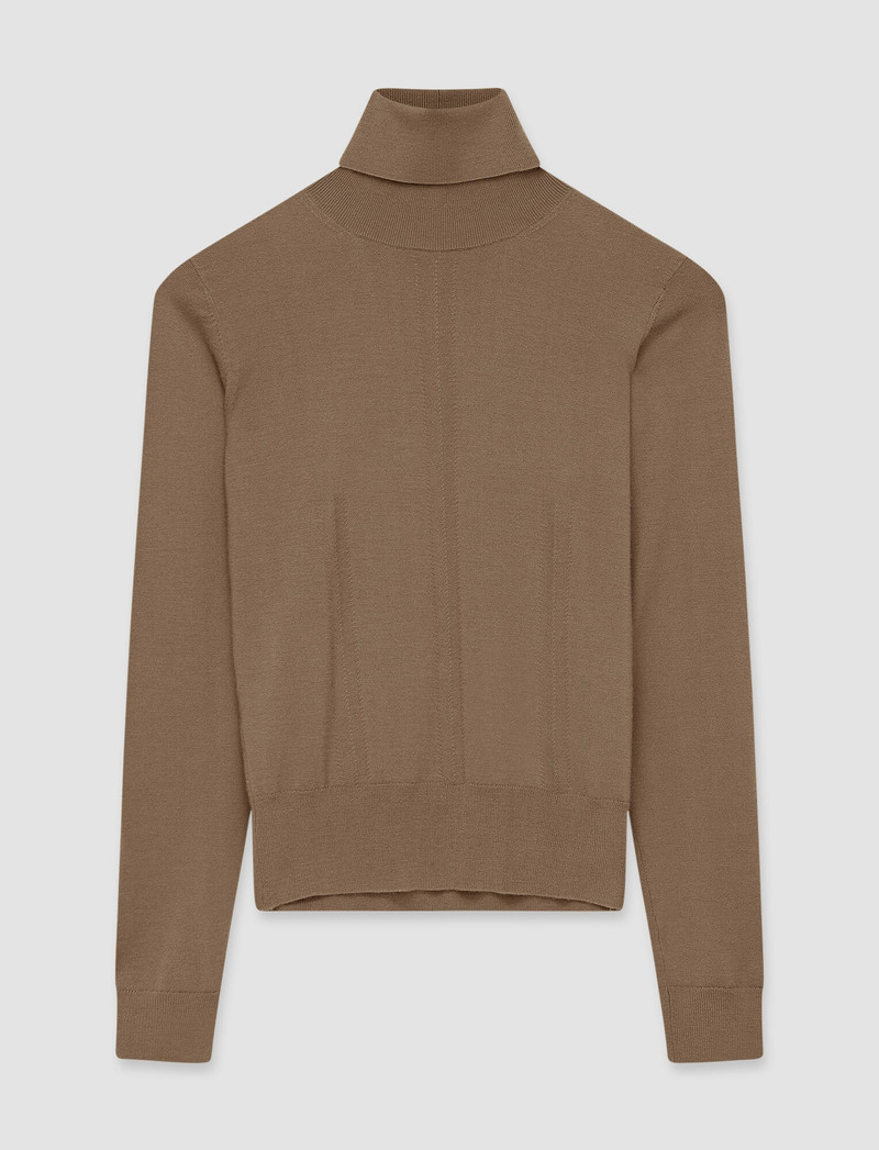 Cashmere Stretch High Neck Jumper 1